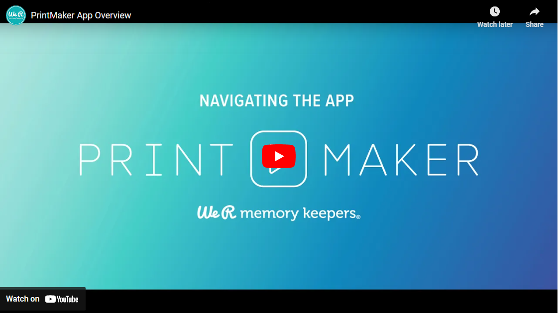 Load video: Printmaker App Overview