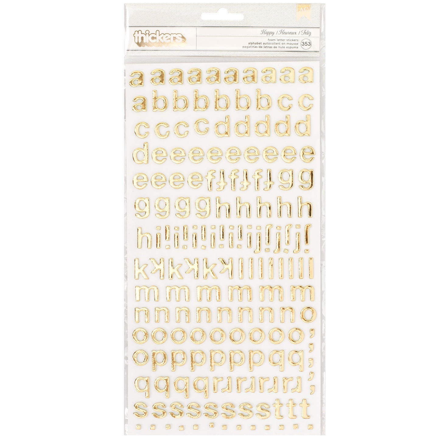 American Crafts Thickers MAGGIE Pink Chipboard Letter Stickers –  Scrapbooksrus