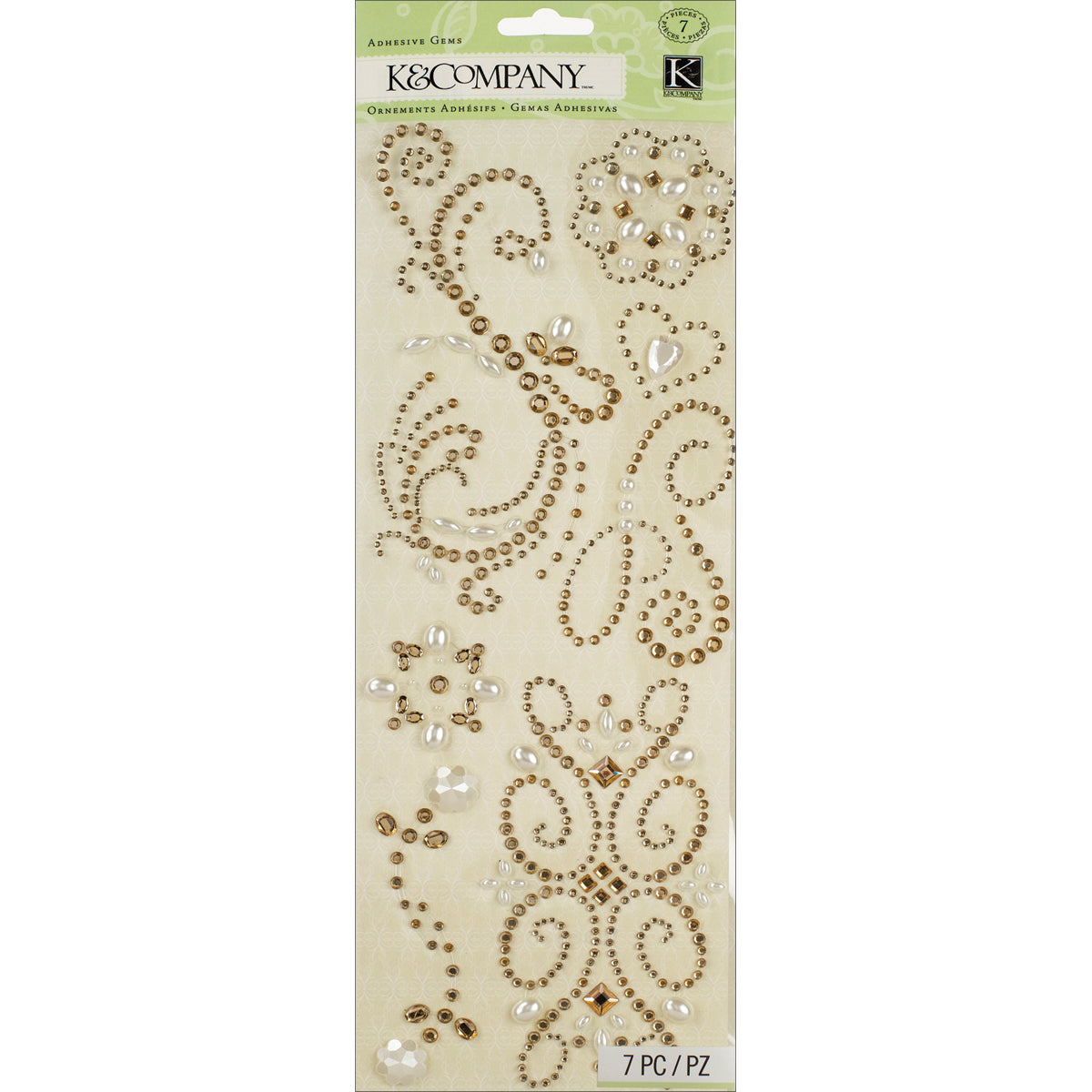 K & Co. -Merryweather Collection - Merryweather Swirl Adhesive Gems
