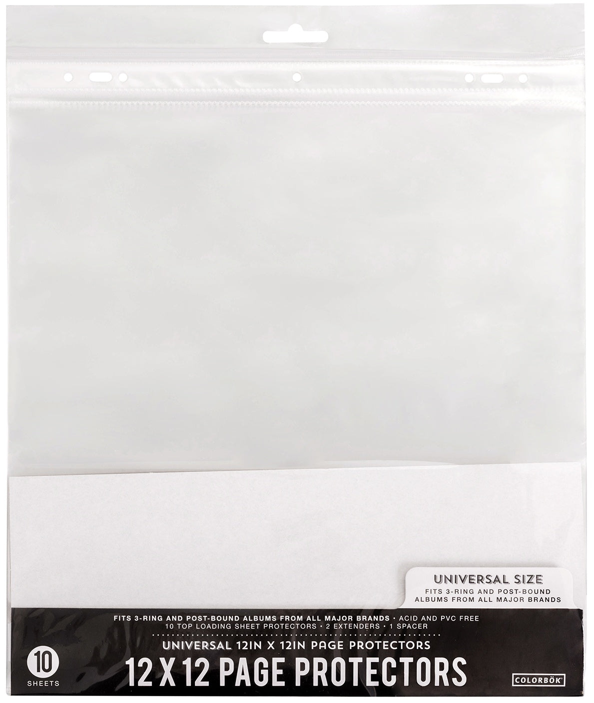 American Crafts Page Protectors Top-Loading 12X12 10/Pkg-(1) 12X12