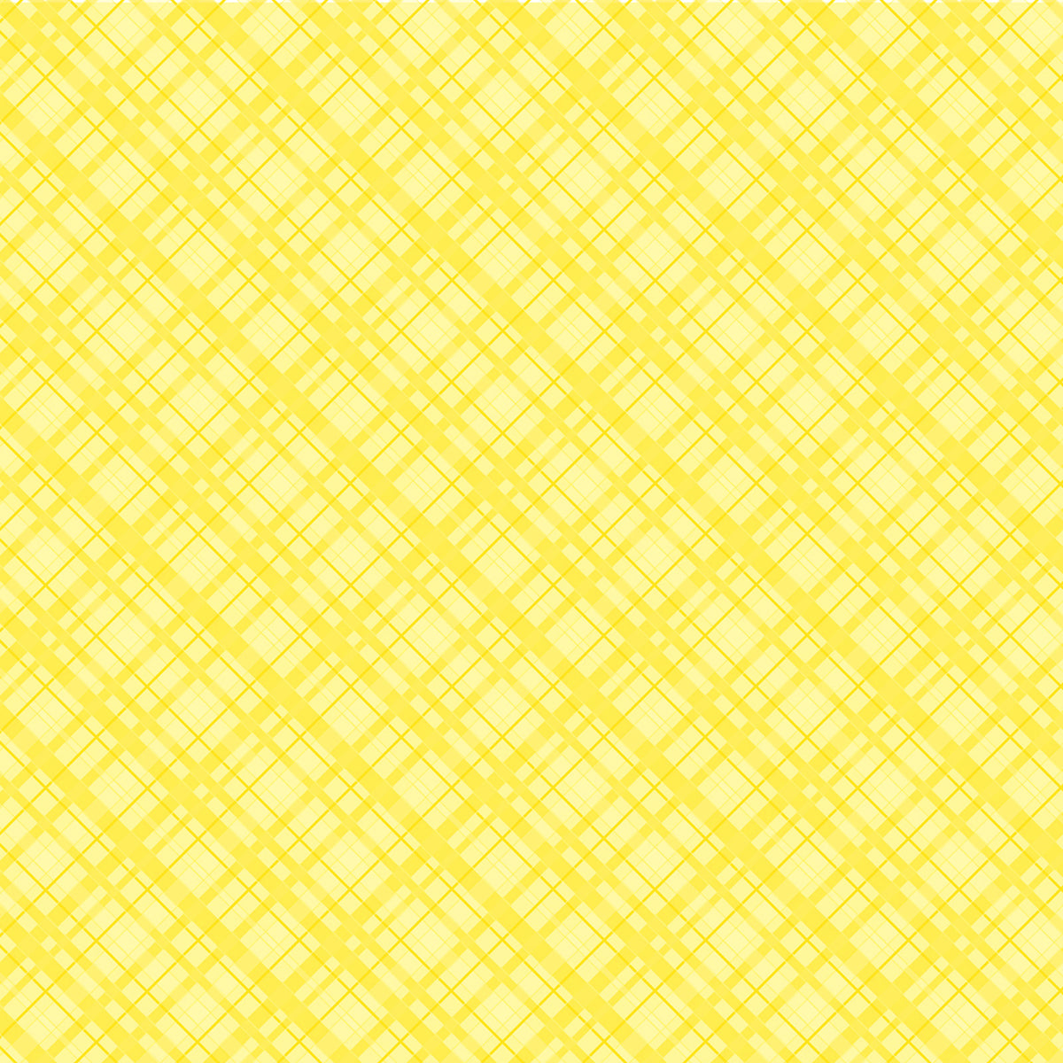 Core'dinations Core Basics Patterned Cardstock 12X12-Yellow Plaid