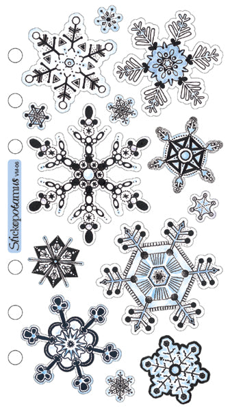 Sticko Vellum Stickers-Snowflakes – American Crafts