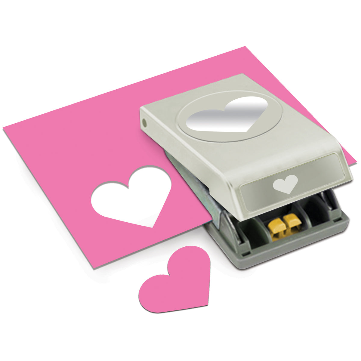  Valentine's Day 3 Pieces Heart Punch Heart Paper Hole Punch  Heart Shapes Punch 1 Inch 5/8 Inch 0.4 Inch Craft Lever Punch Handmade  Paper Punch, Mini Craft Paper Punches, Pink