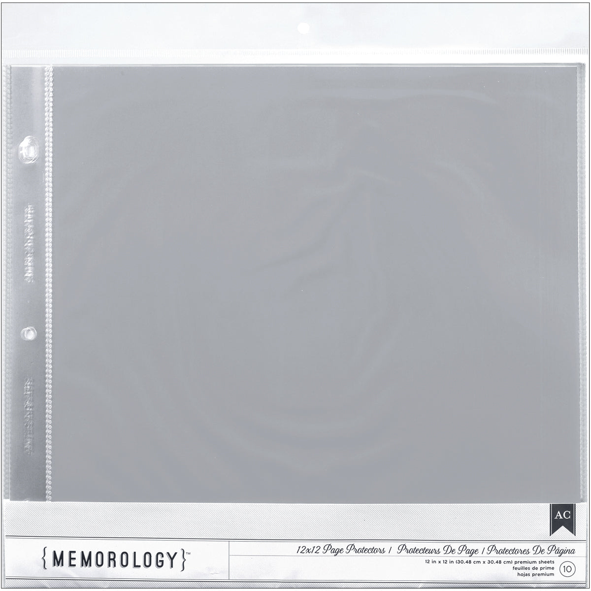 Century Craft B- Creative Scrapbook Page Protectors 12 x 12 5 Pack Clear  New