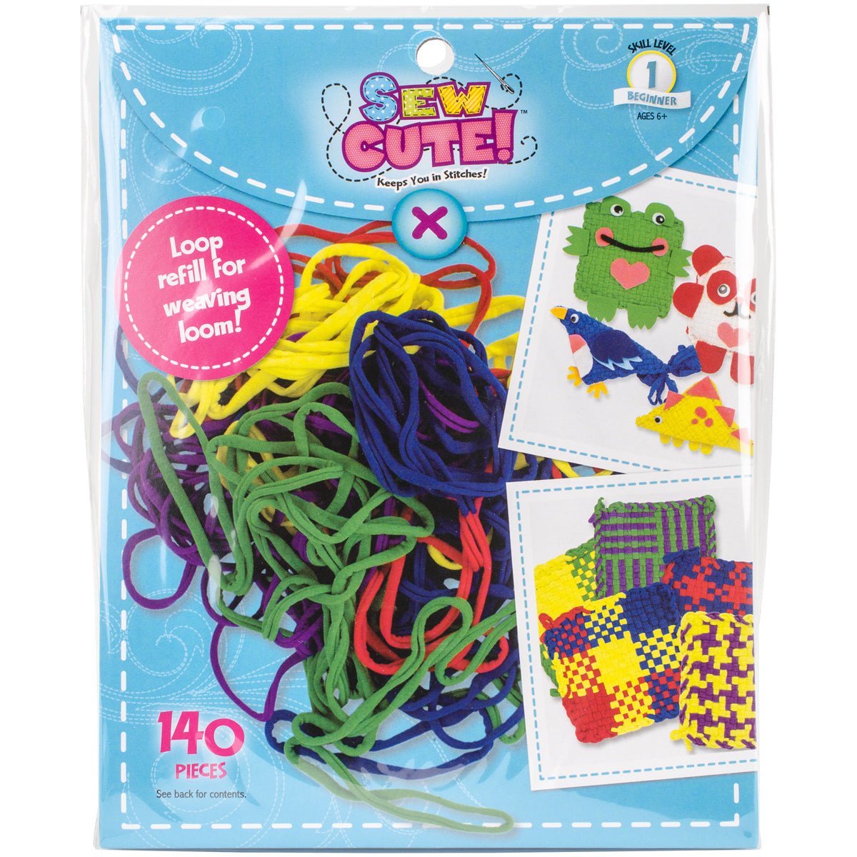 Sew Cute! Loom Loop Refill Kit Primary