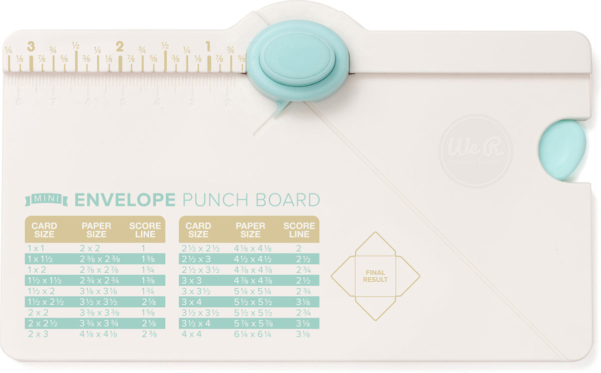 How to use an Envelope Punch Board 
