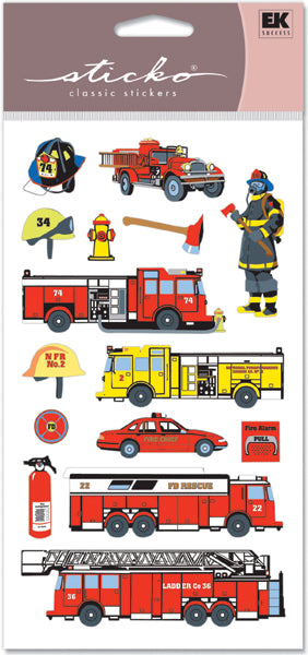 Sticko Stickers - Fire Department