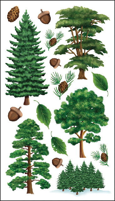 Pine Tree Stickers