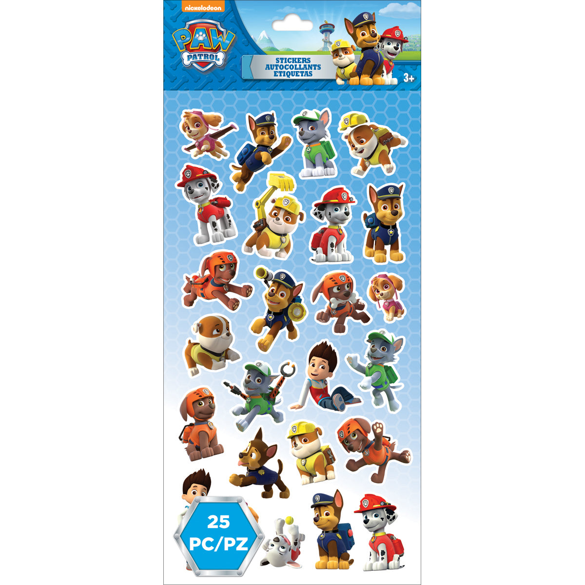 EK Disney Nickelodeon Mini Stickers-Paw Patrol Characters