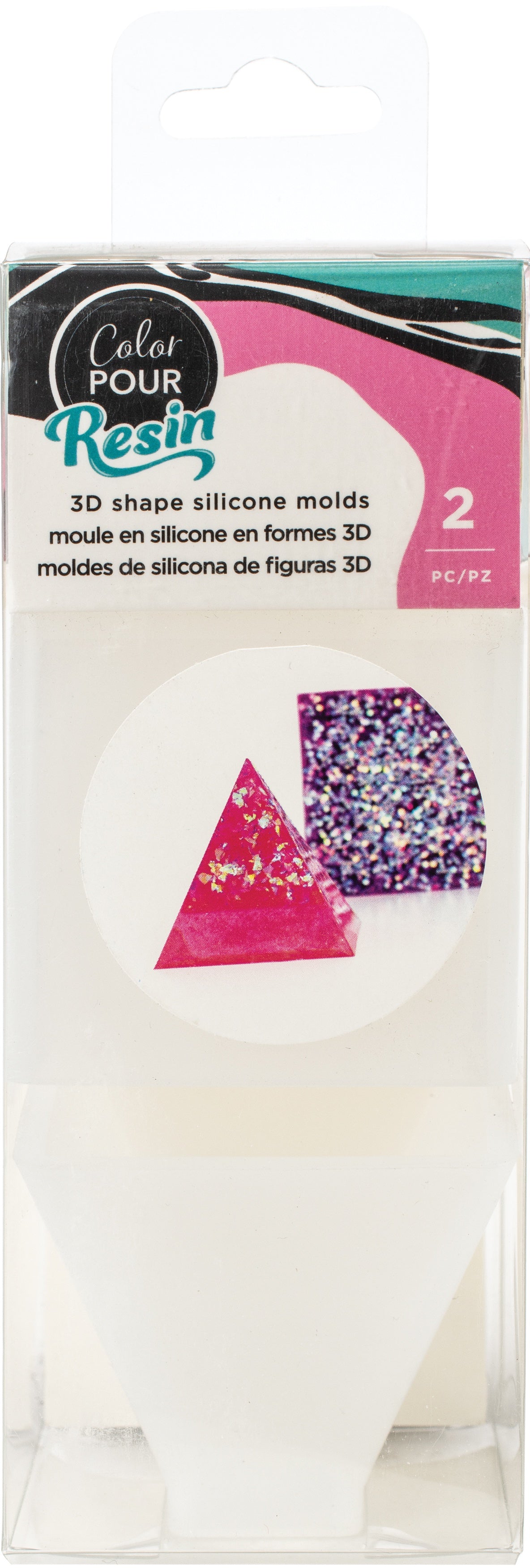 Color Pour Resin 3D Shape Silicone Molds