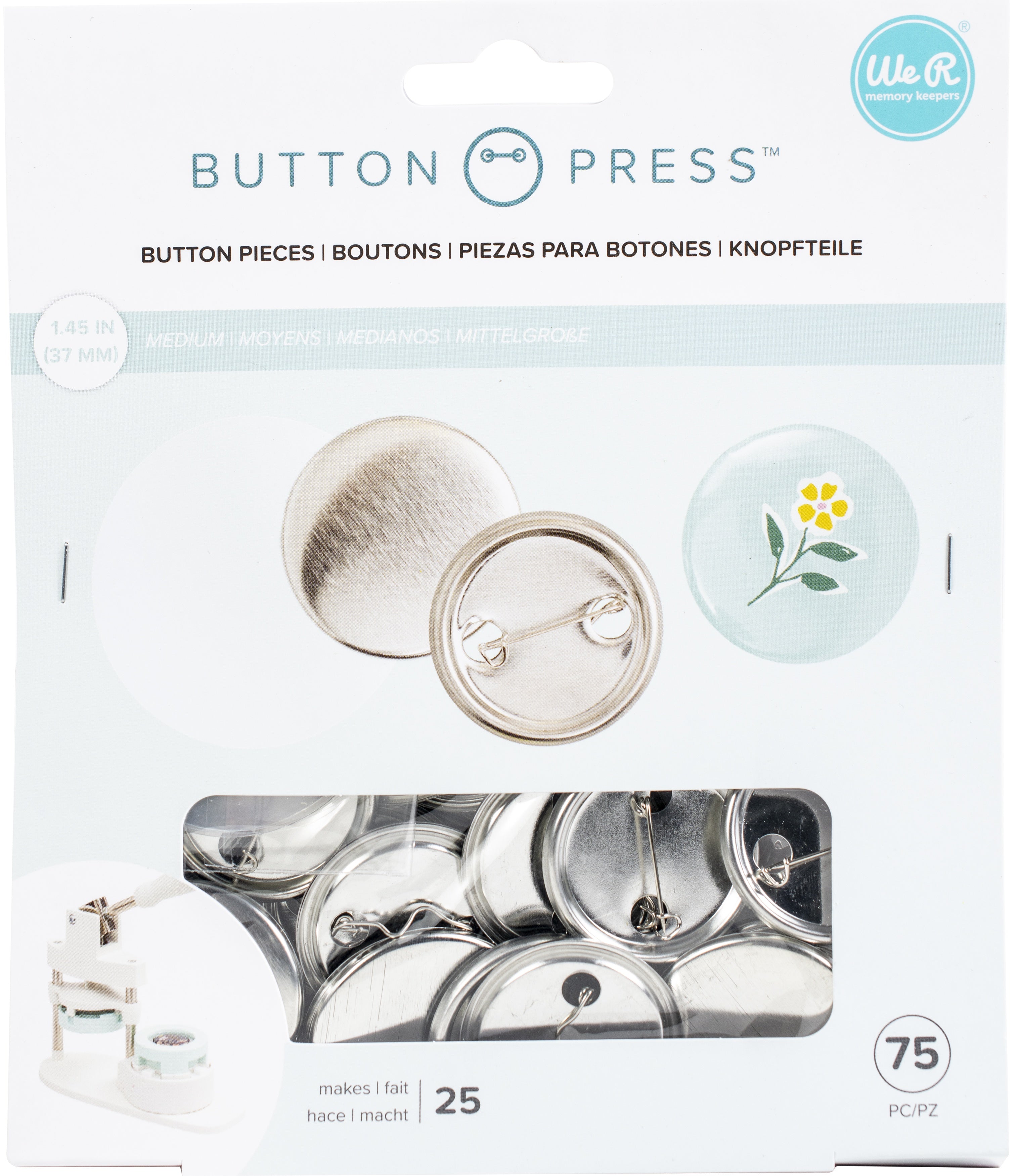Choose Size Button Refill Packs for We R Memory Keepers Button