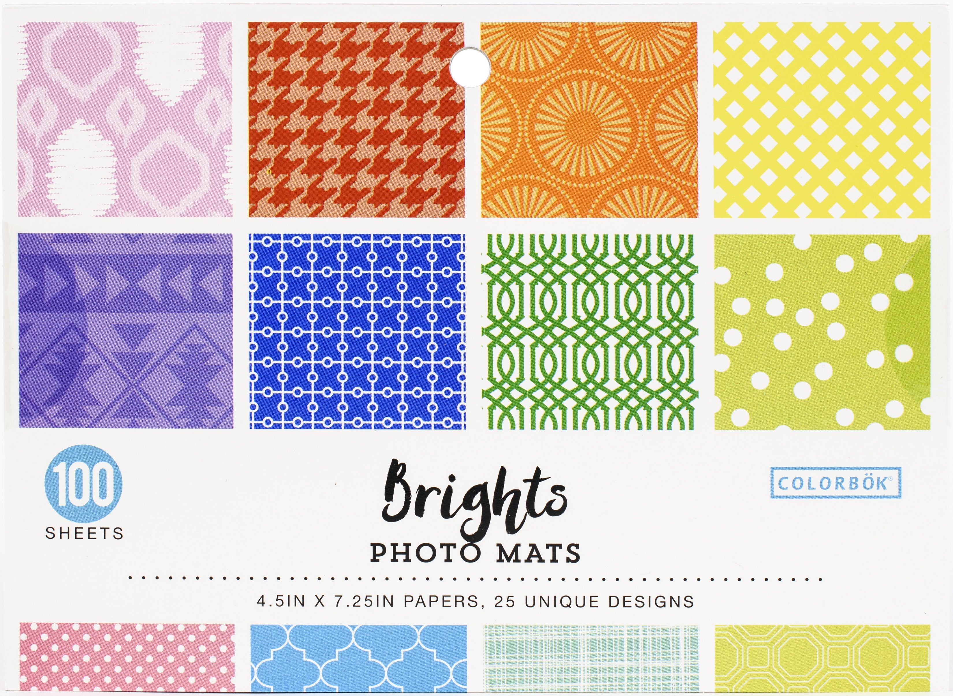 Colorbok Photo Mats 4.5X7.25 100/Pkg-Brights