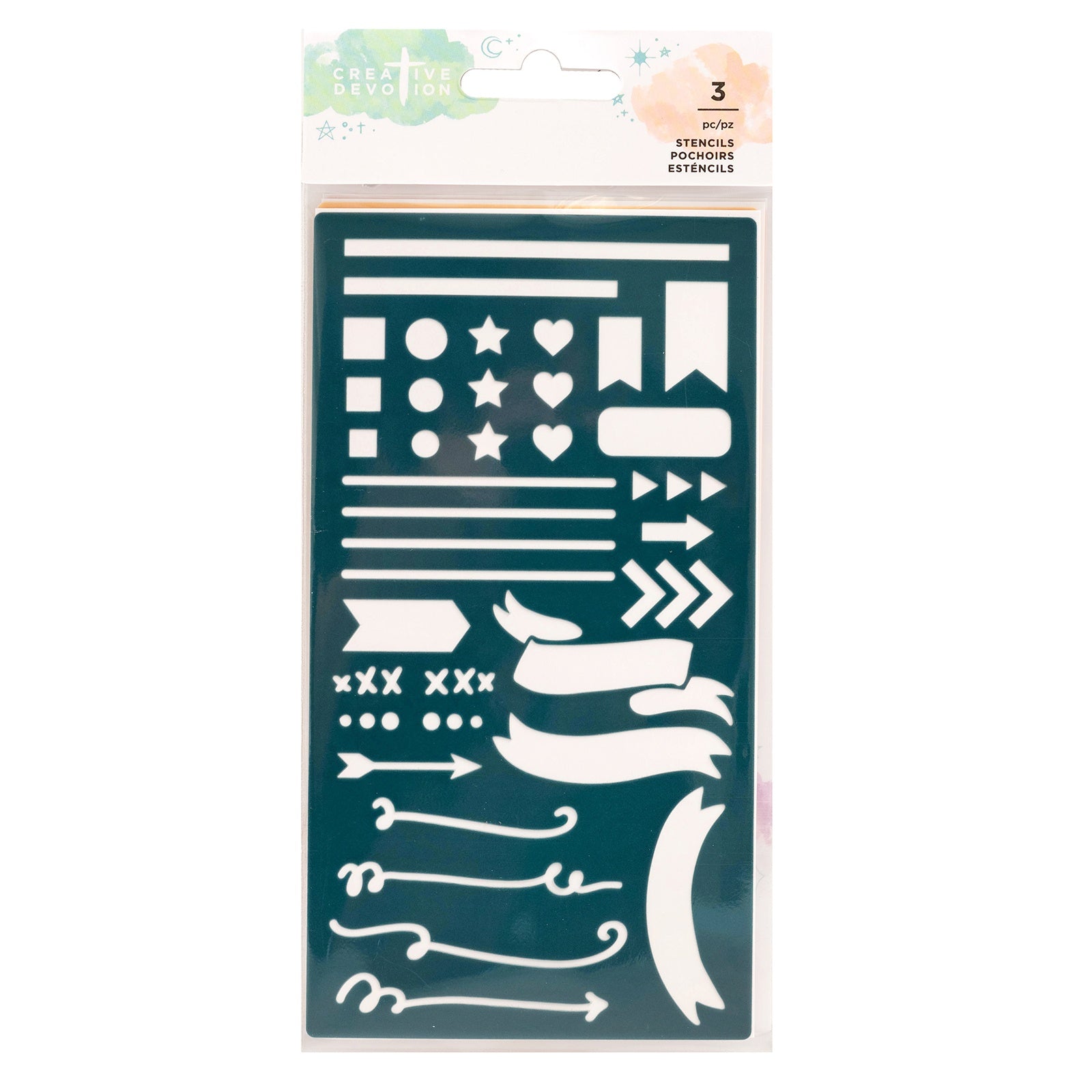 American Crafts Bible Journaling Anchor Stencils