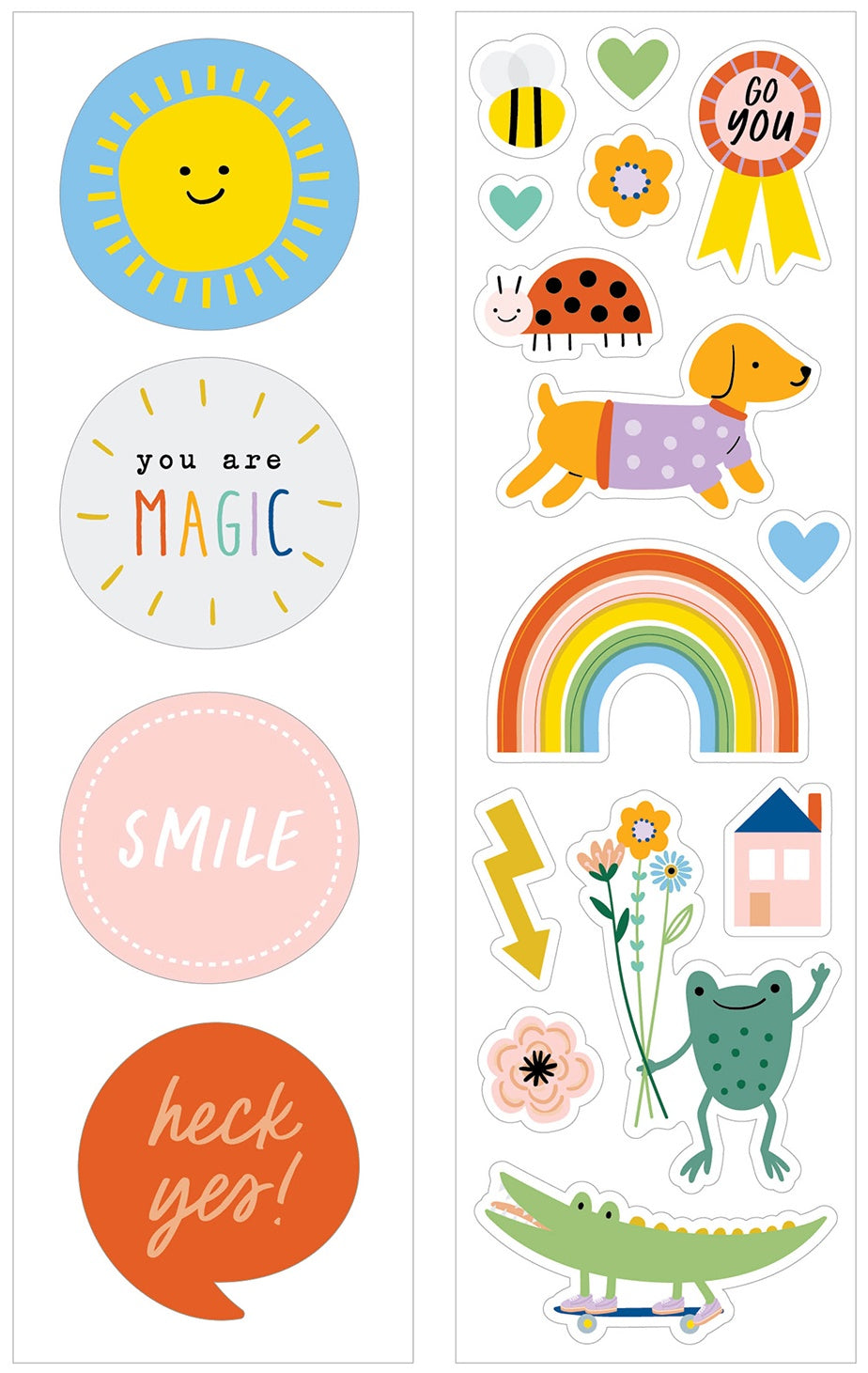 Kid at Heart Thickers Stickers 27/Pkg Phrase/Foam