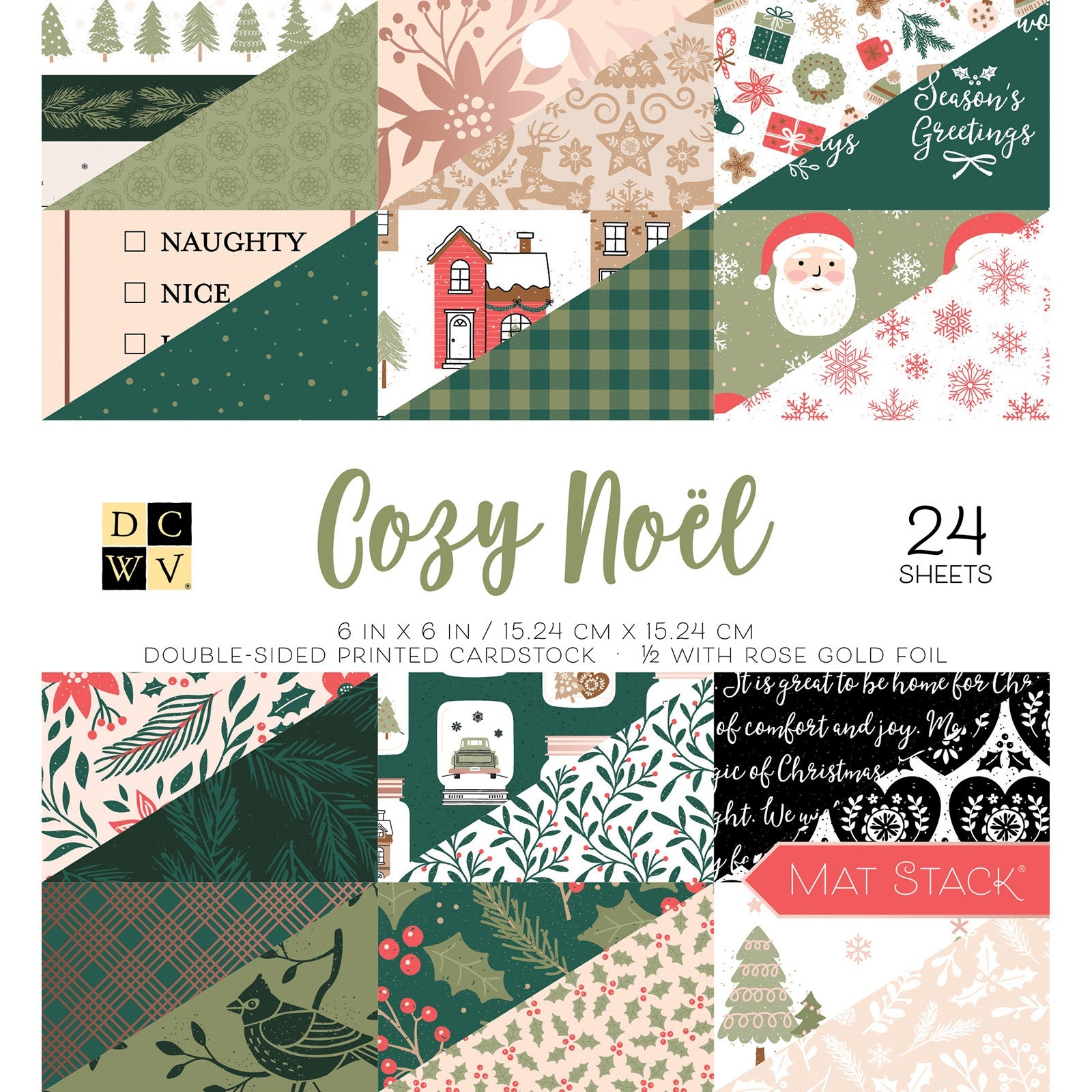 DCWV Double-Sided Cardstock Mat Stack 6