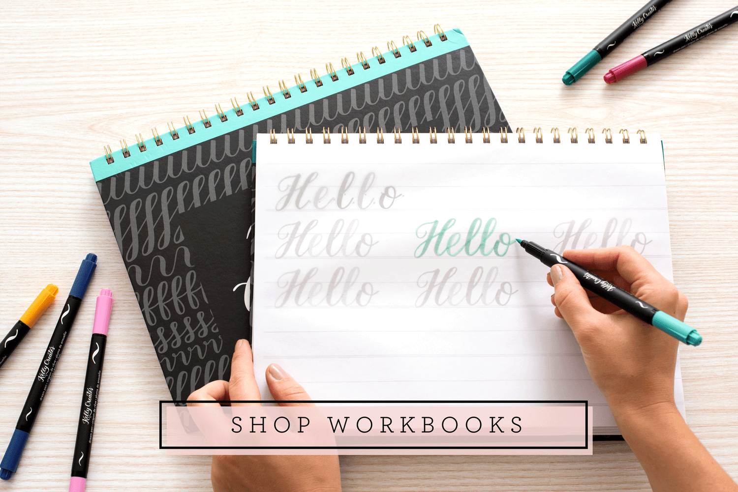 Brush Lettering with Sharpie Brush Markers – Kelly Creates