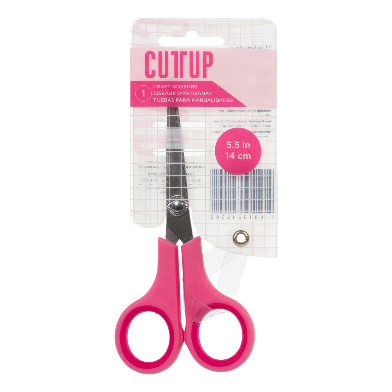 American Crafts CutUp Fine Tip 5.5" Craft Scissors