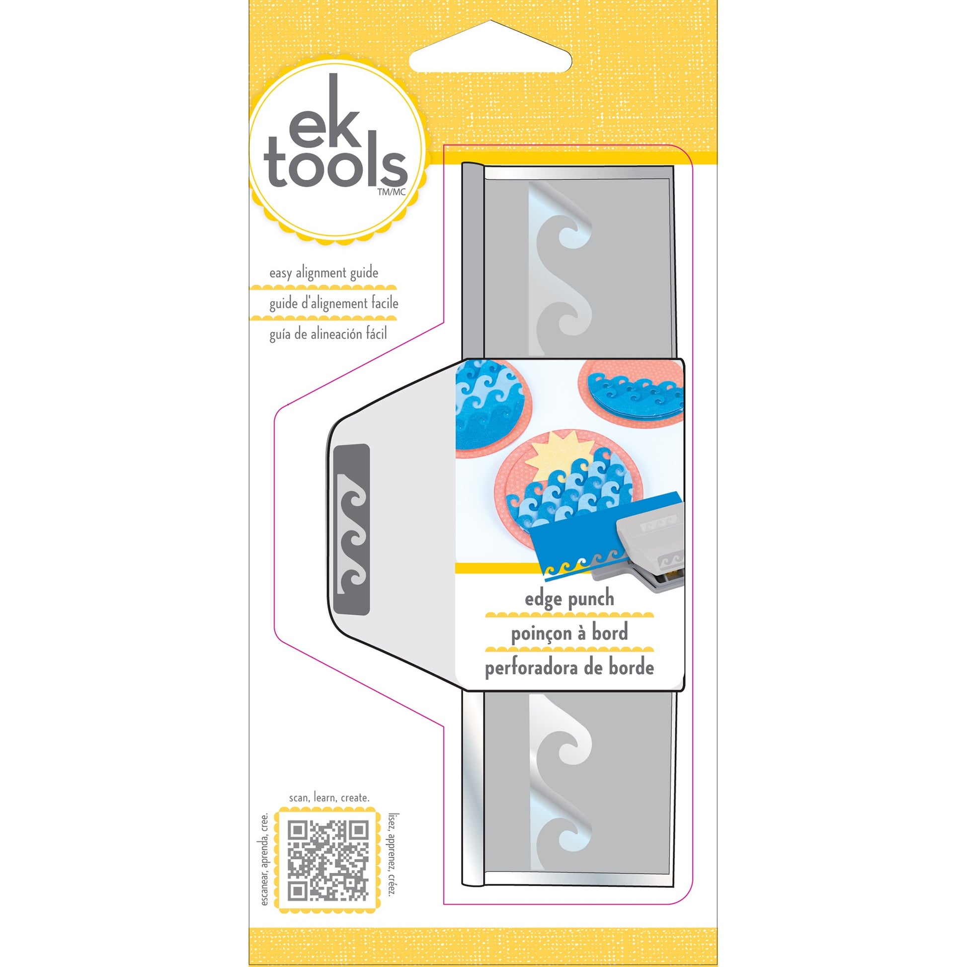 EK Success 2x1" Tidal Waves Edge Punch