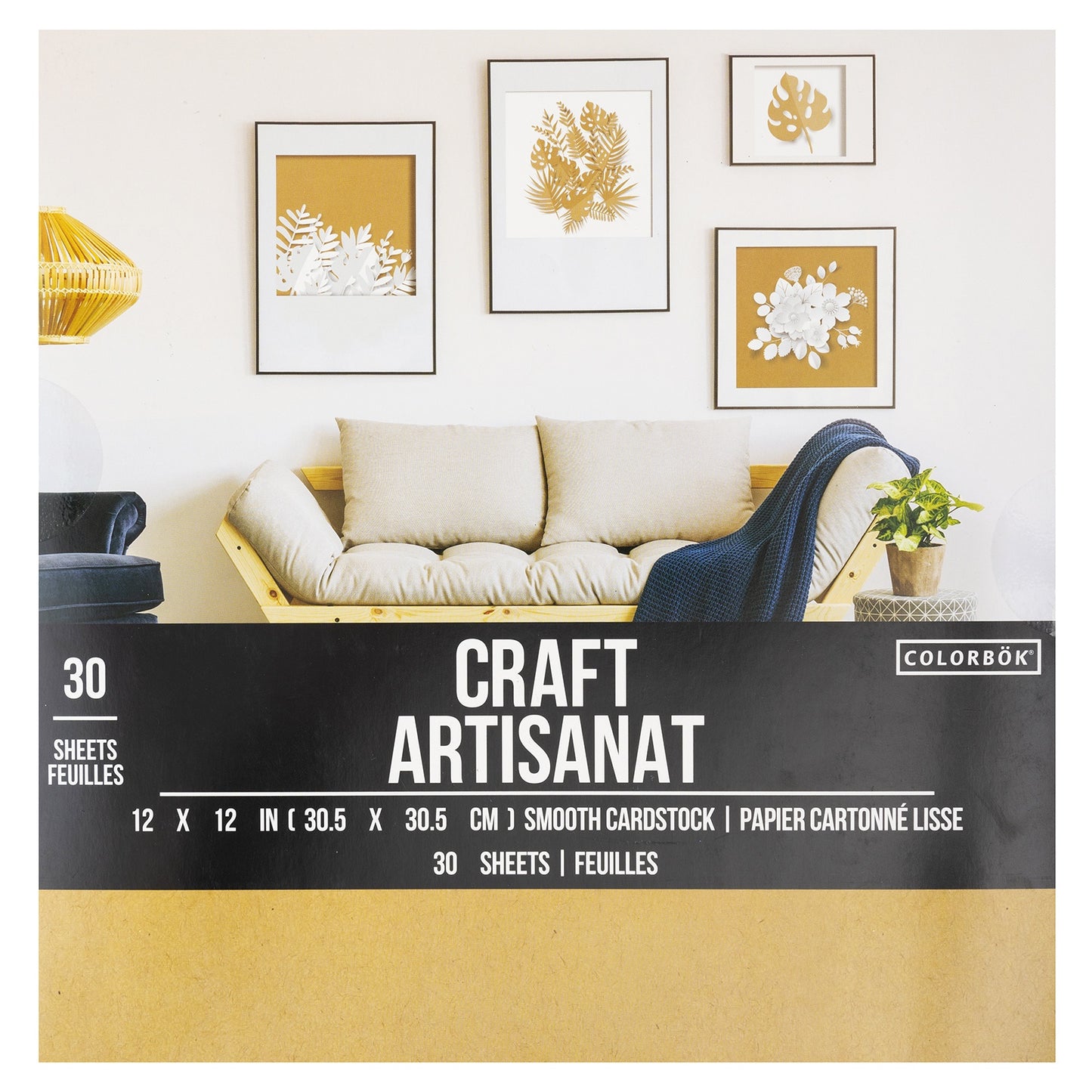 71911 Craft Artisanat 12x12 Kraft Paper Pad