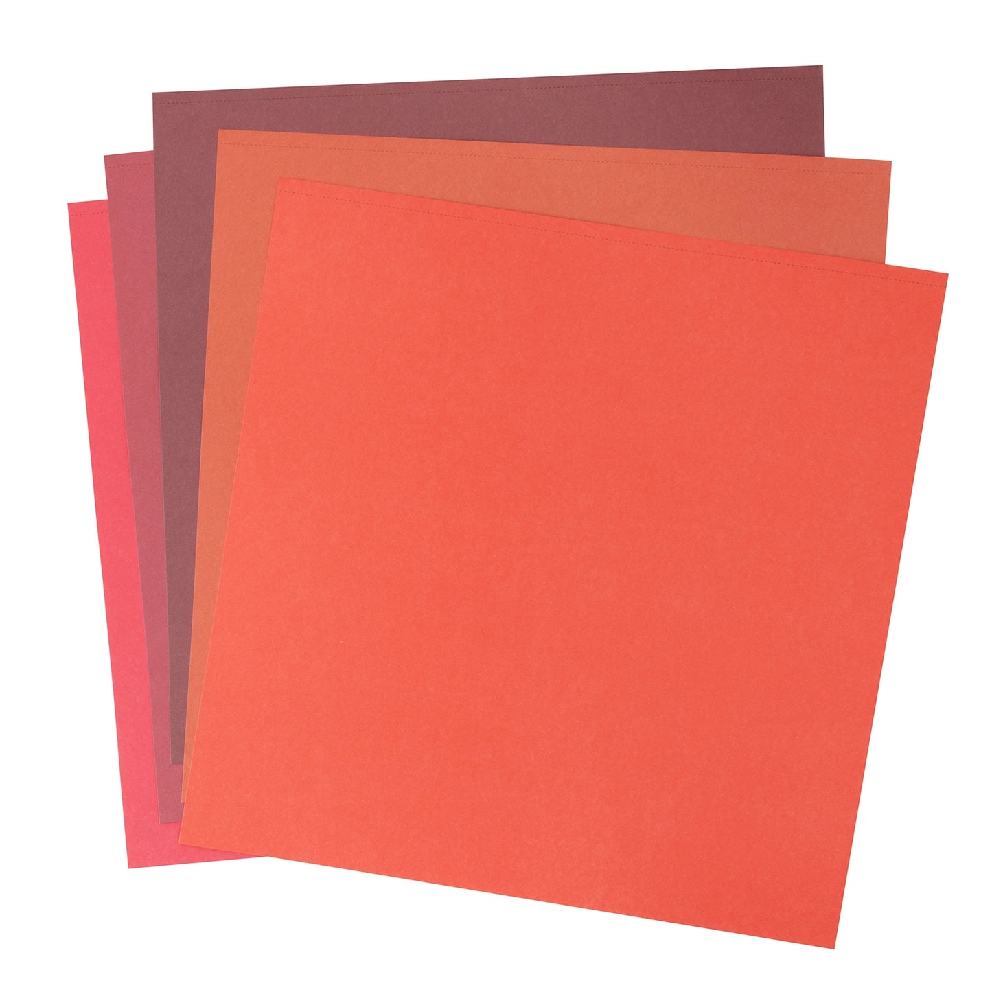 Colorbok 78lb Smooth Cardstock 12"X12" 30/Pkg-Red Promenade, 5 Colors/6 Each