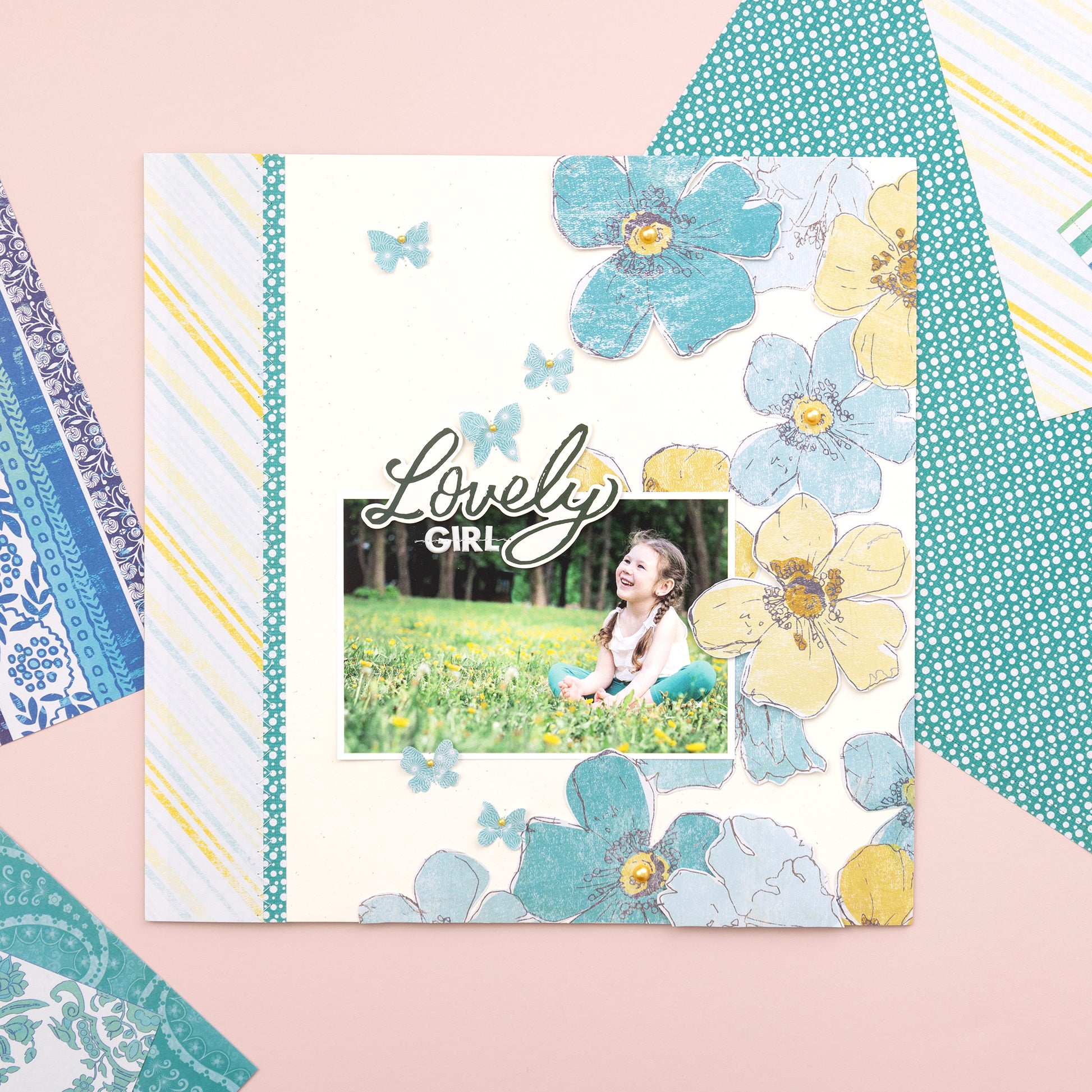 Colorbok Designer Poolside 12x12" Patterned Paper Pack