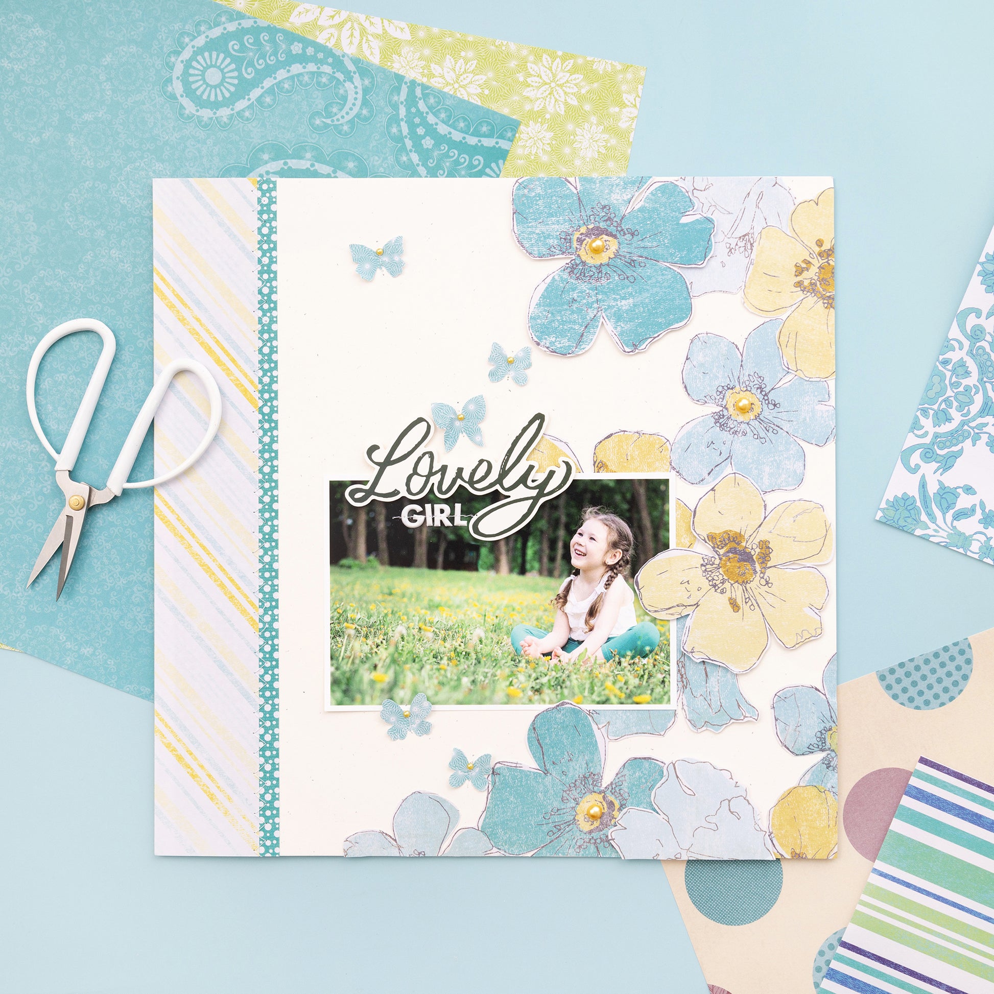 Colorbok Designer Poolside 12x12" Patterned Paper Pack