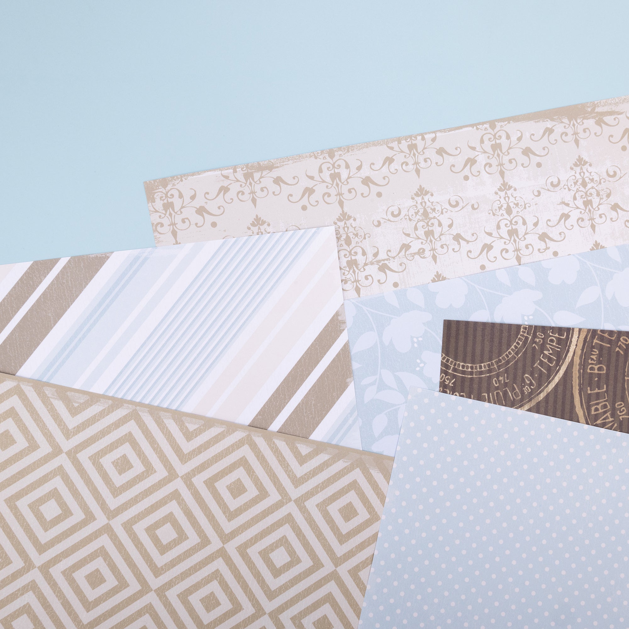 Colorbok Designer French Prep 12x12" Patterned Paper Pack