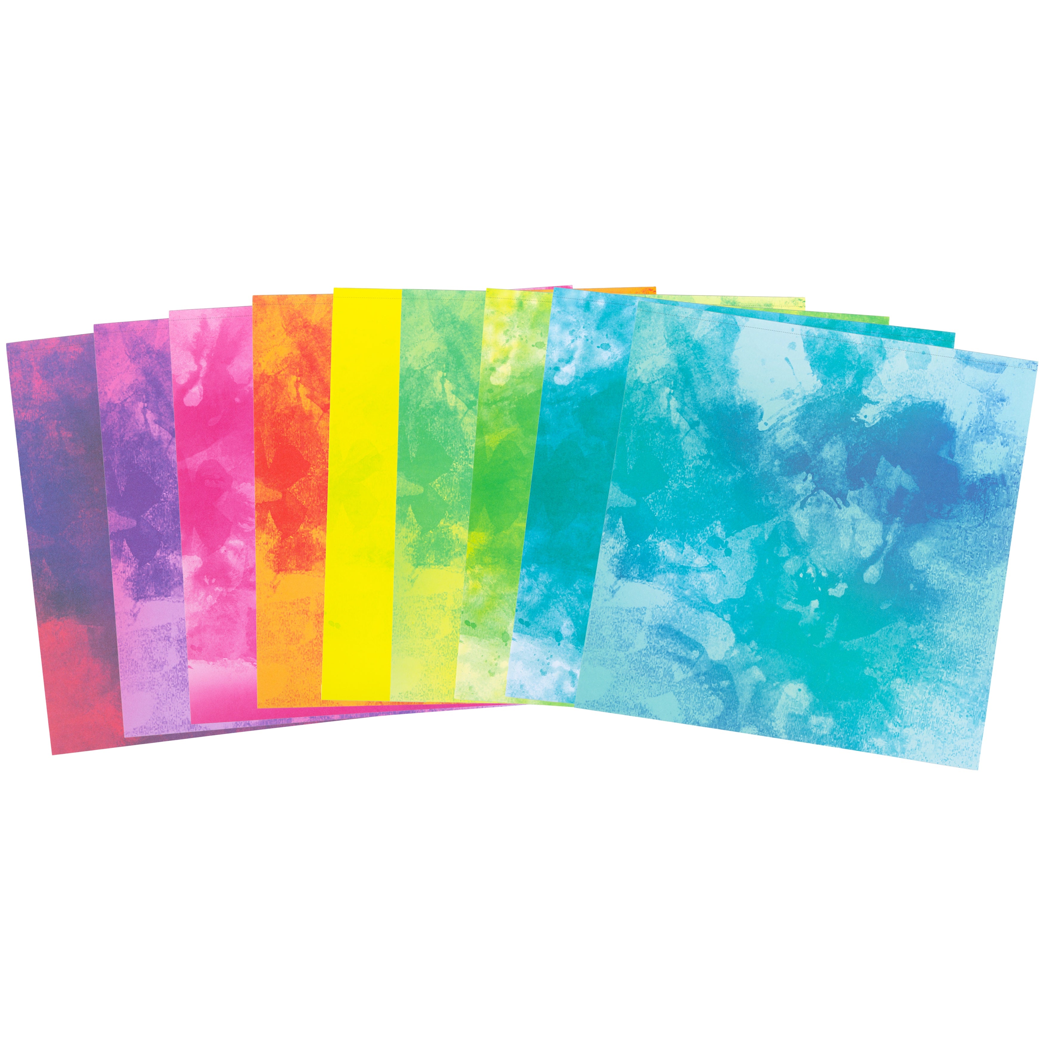 Colorbok Bright Splash 12x12" Printed Cardstock Pack