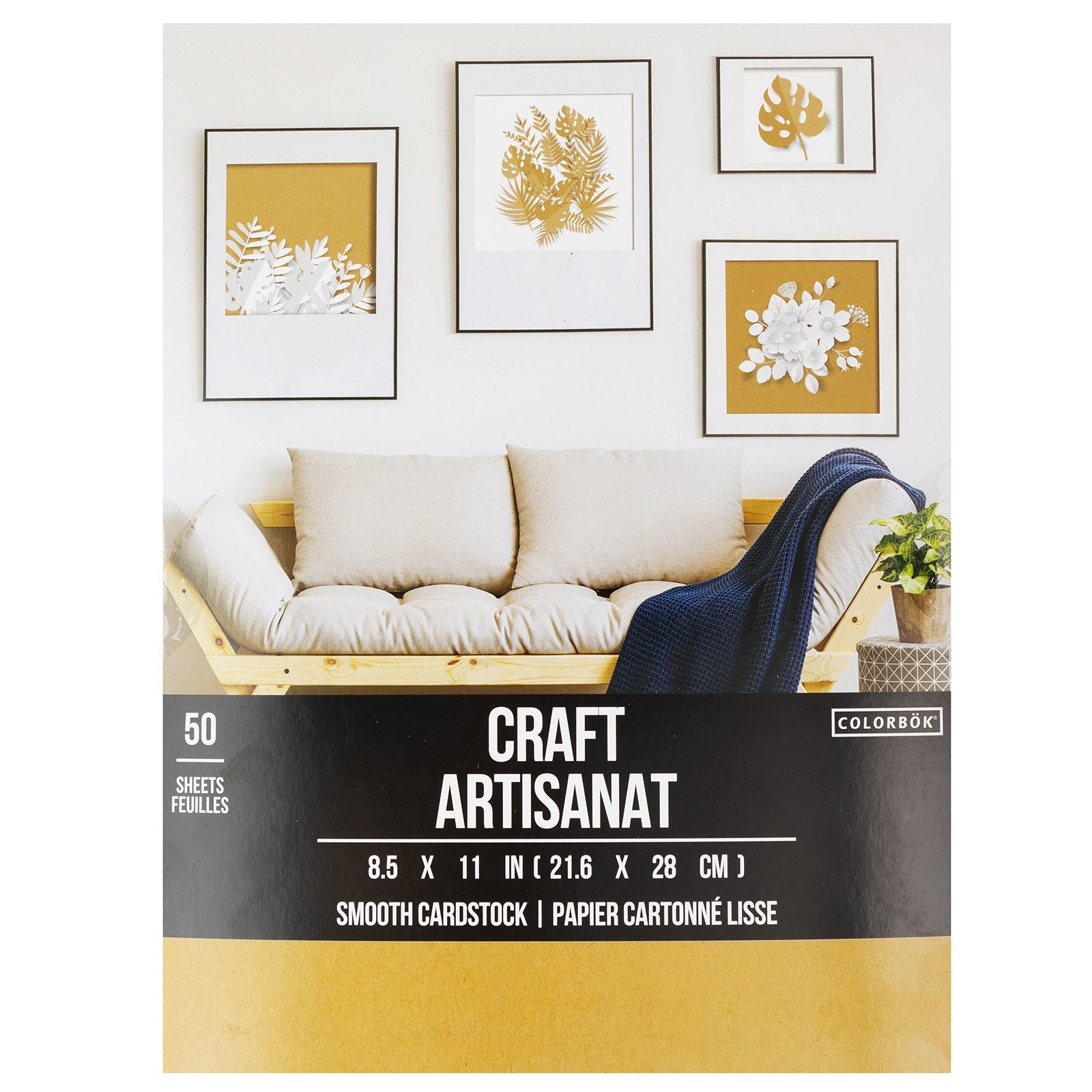Colorbok Craft 8.5x11" Smooth Cardstock Pad