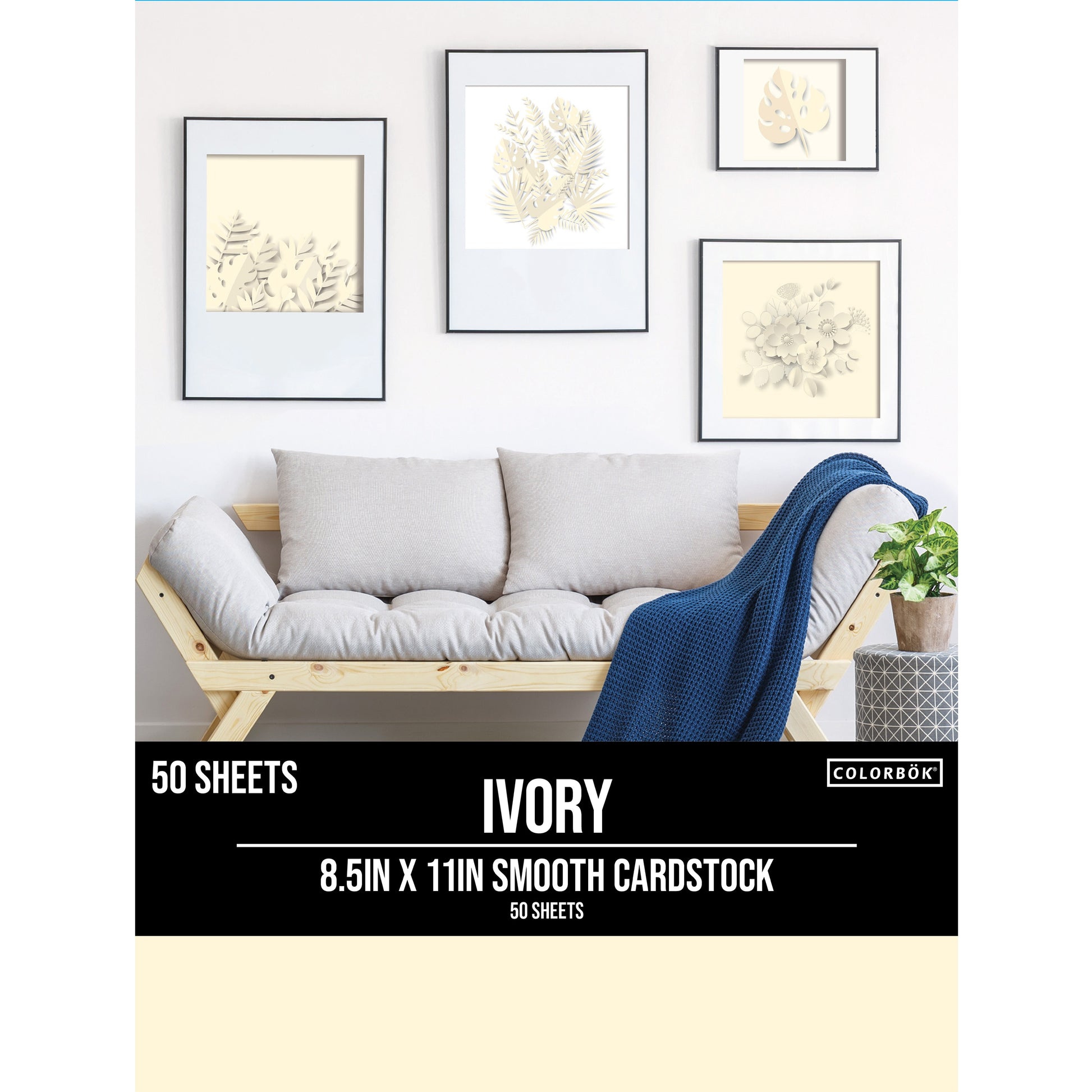 Colorbok 78lb Smooth 8.5x11" Cardstock Packs
