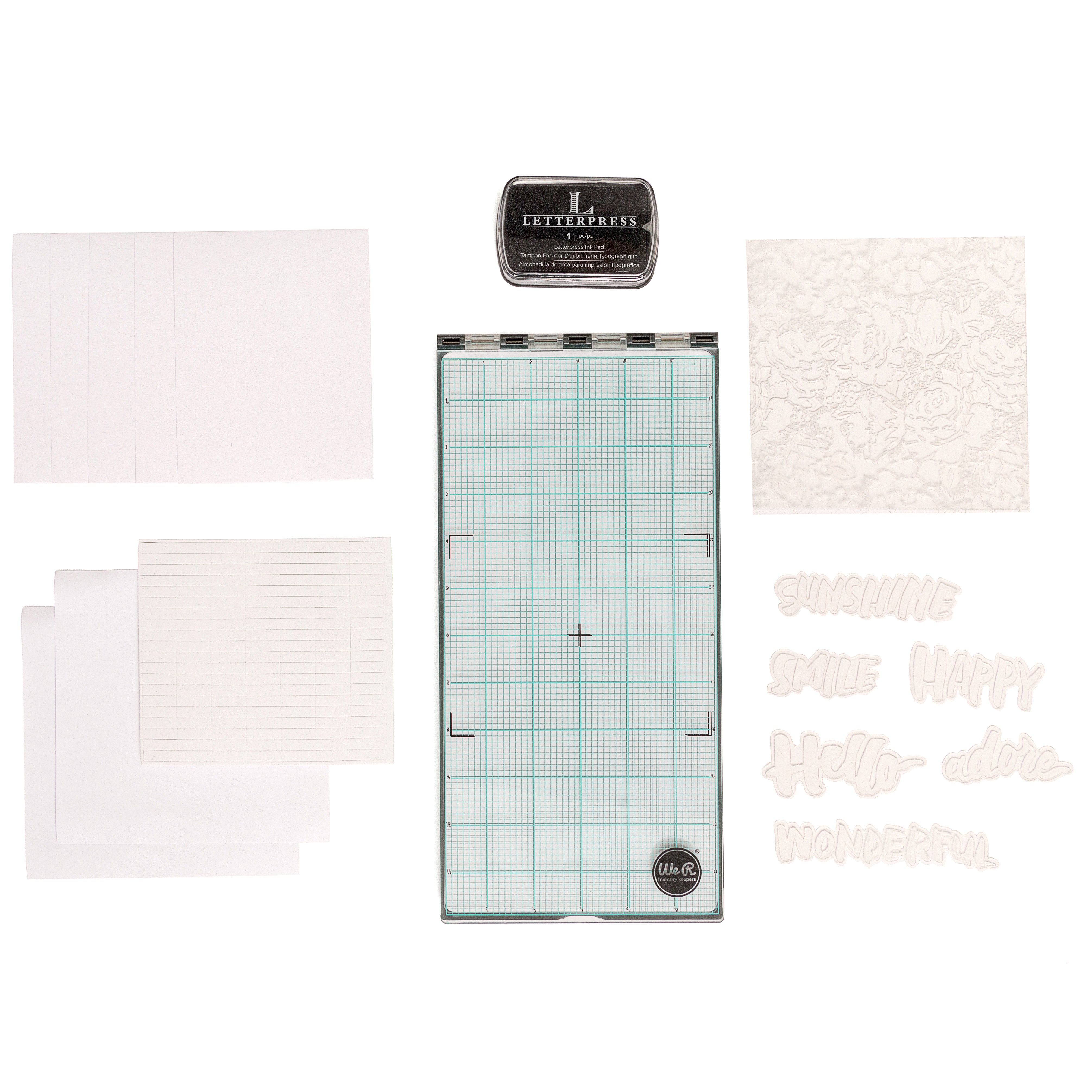 We R Makers Letterpress Starter Kit