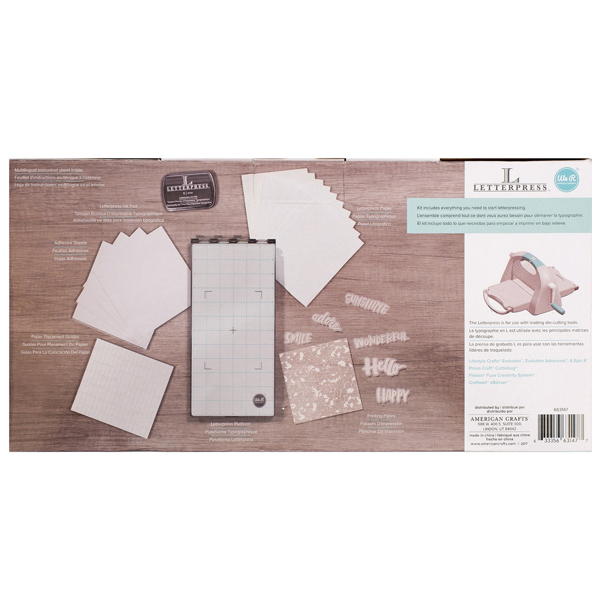 We R Makers Letterpress Starter Kit – American Crafts
