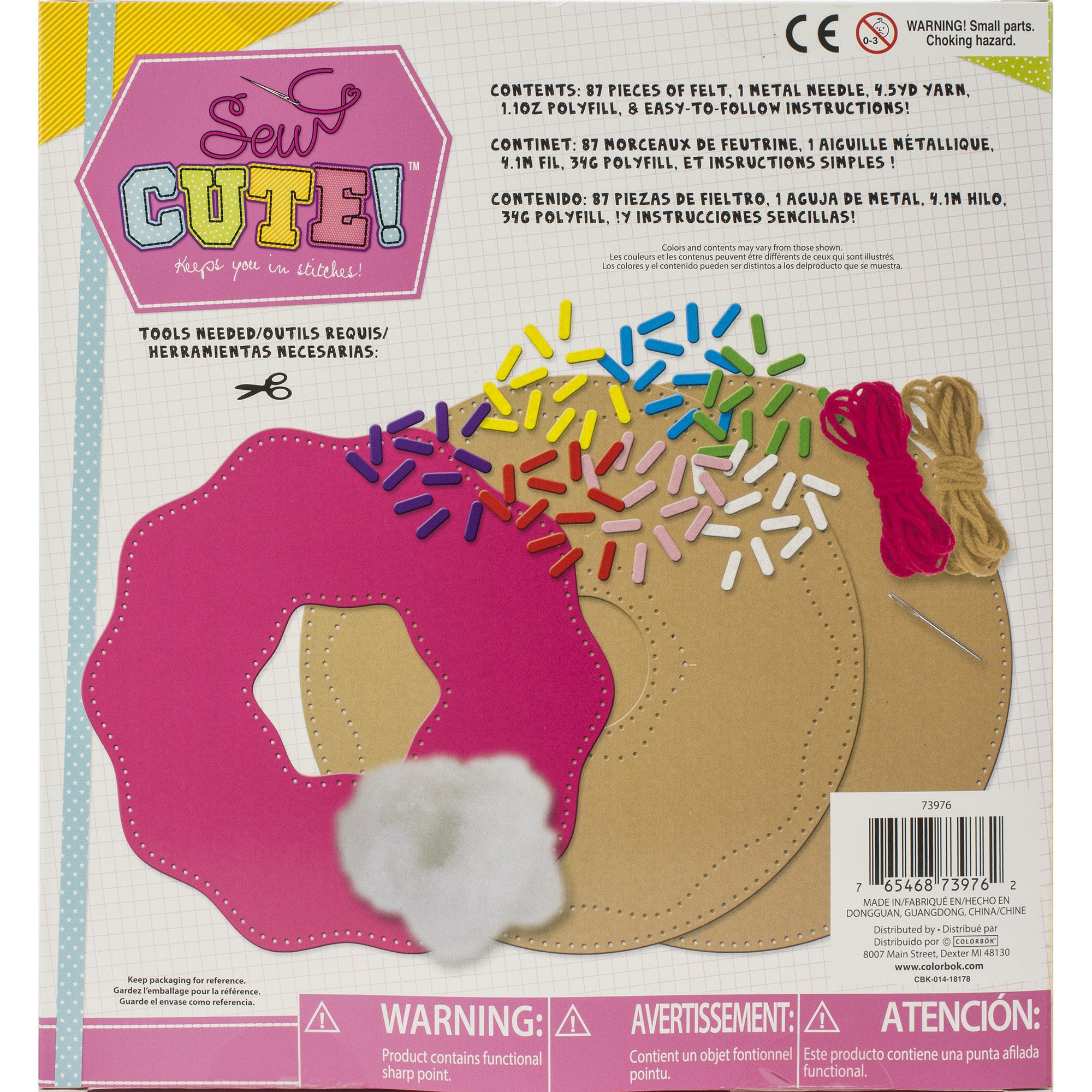 Sew Cute! Felt Doughnut Pillow Kit