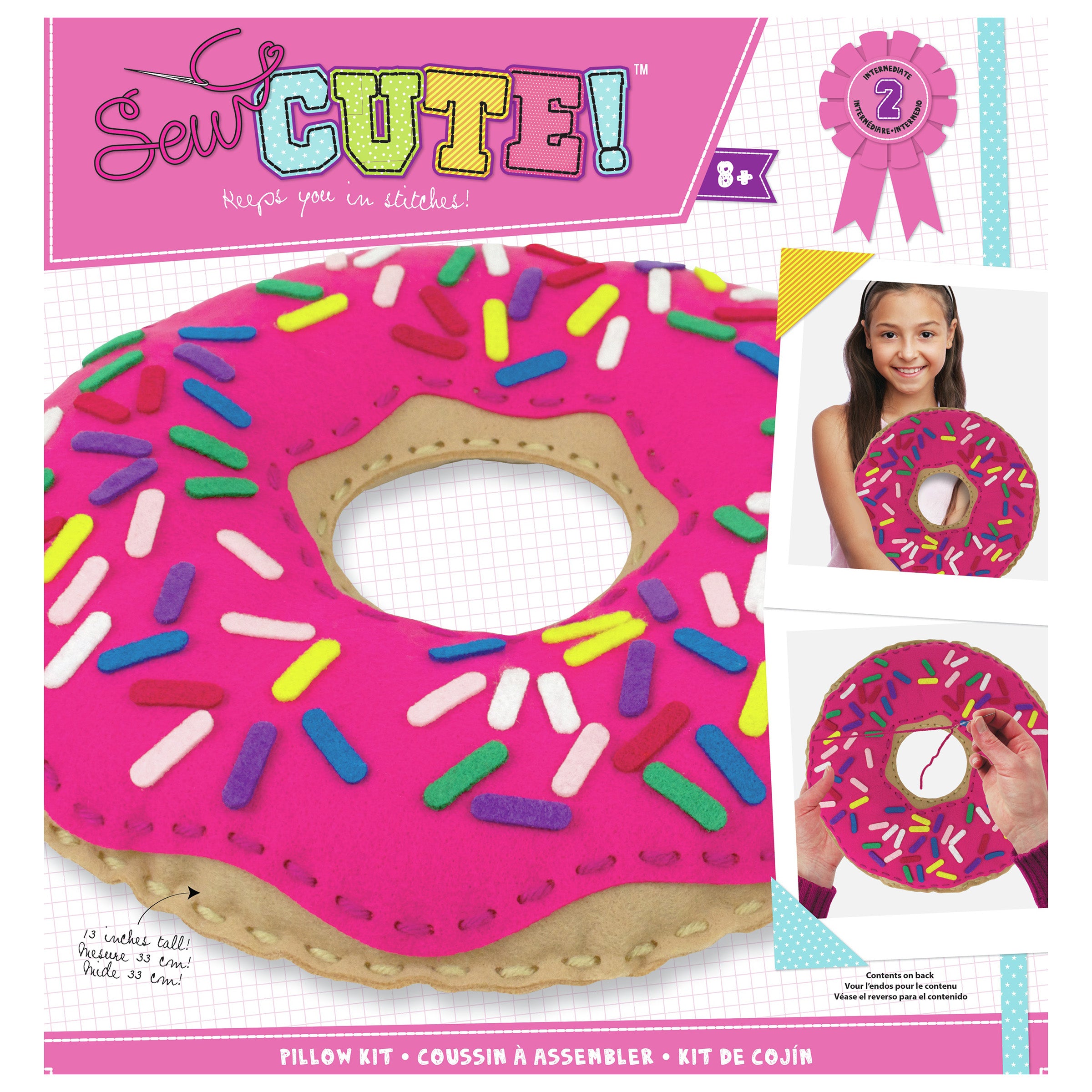 Sew Cute! Felt Doughnut Pillow Kit