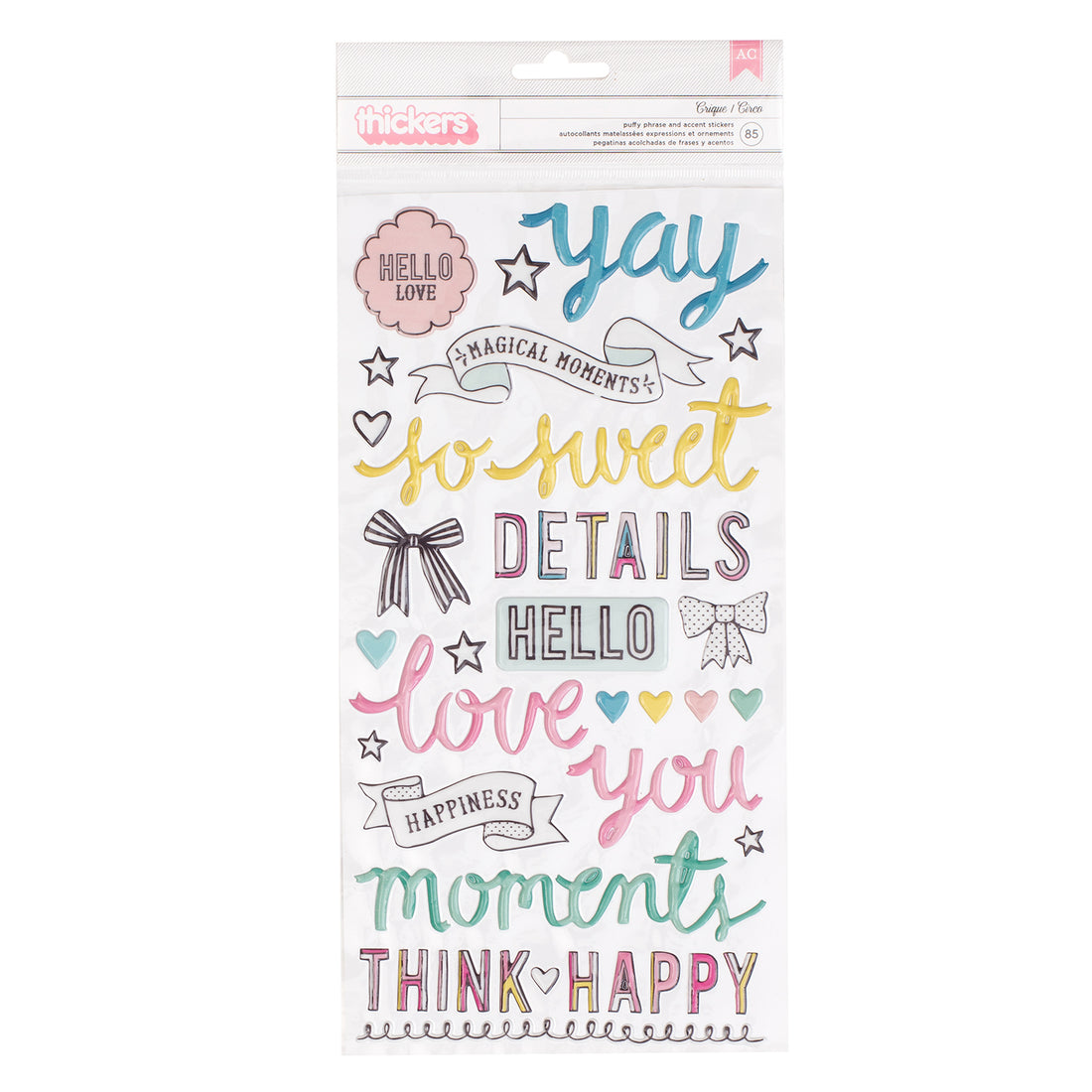 Maggie Holmes Carousel Thickers Cirque Words & Phrases Stickers ...