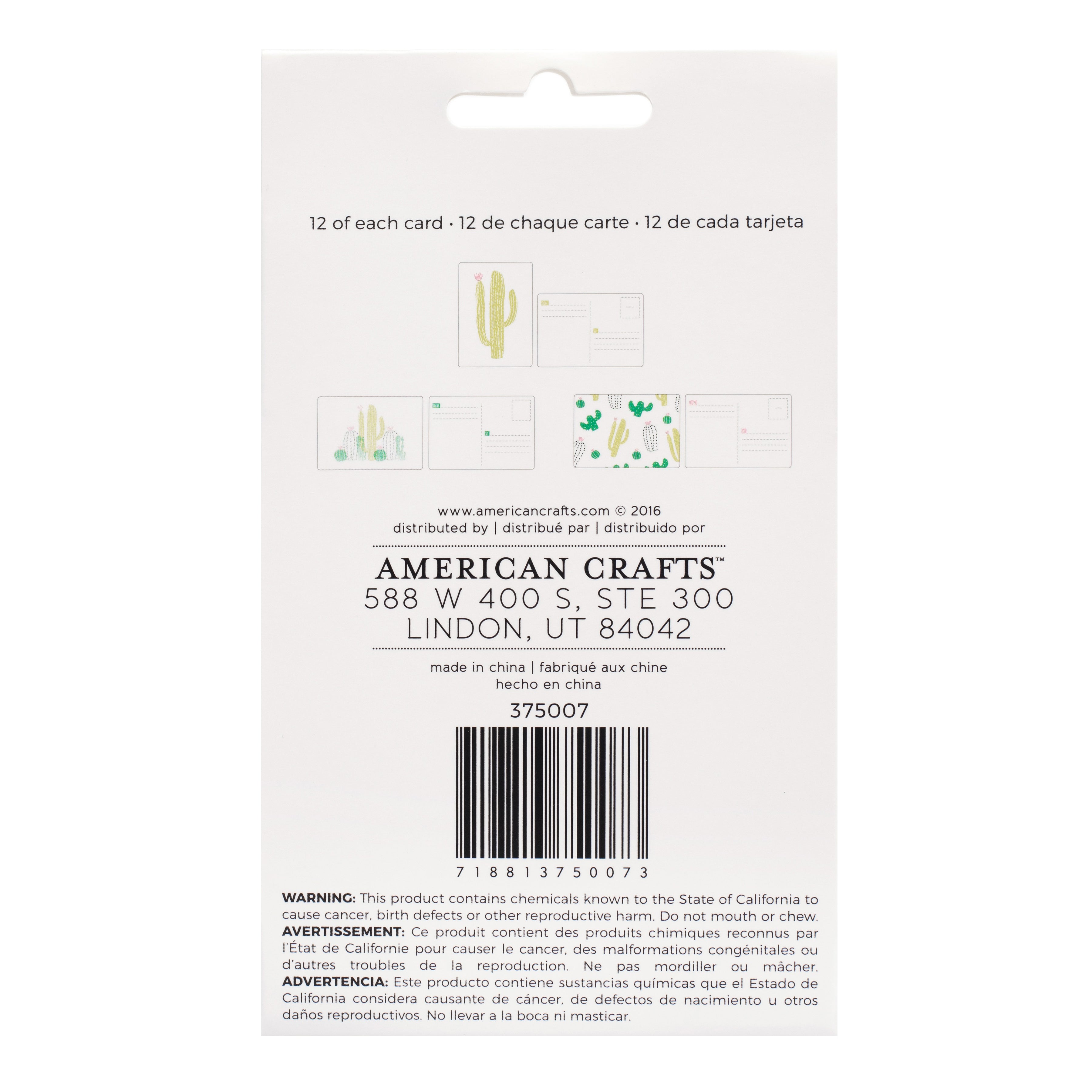 American Crafts Memory Planner Inserts - Small Postcards, 3.5"X6"