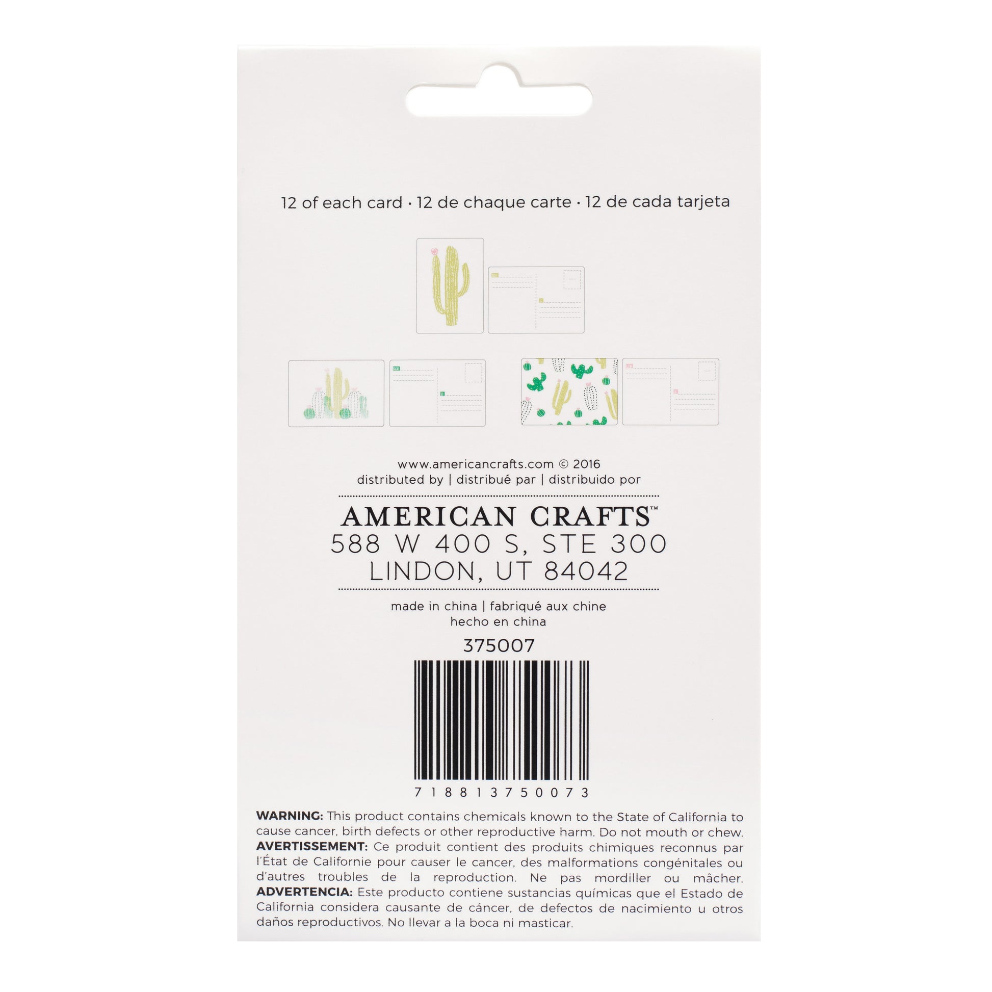 American Crafts Memory Planner Inserts - Small Postcards, 3.5"X6"