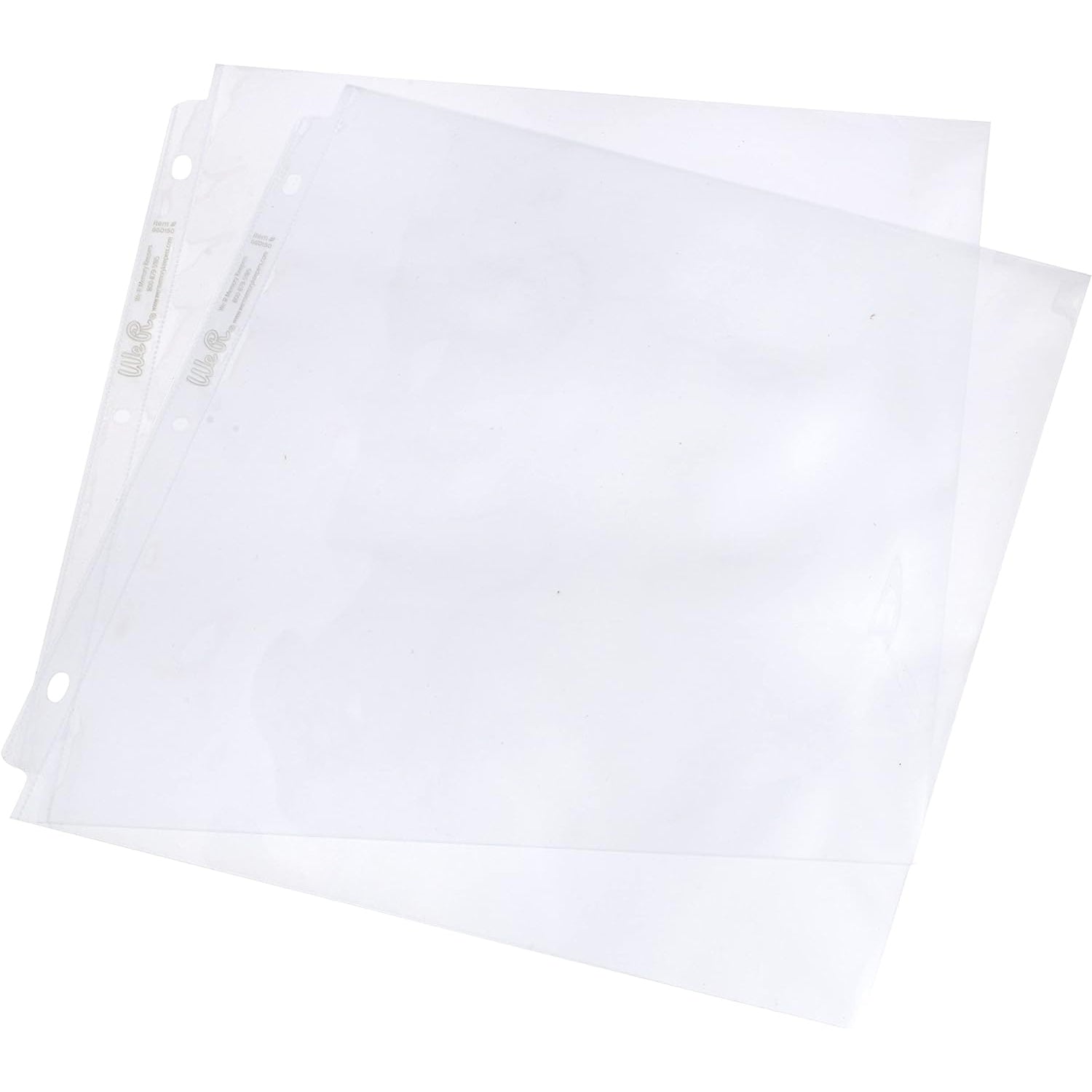 We R 12x12" Ring Photo Album Page Protector Sleeves - Assorted Layouts Available