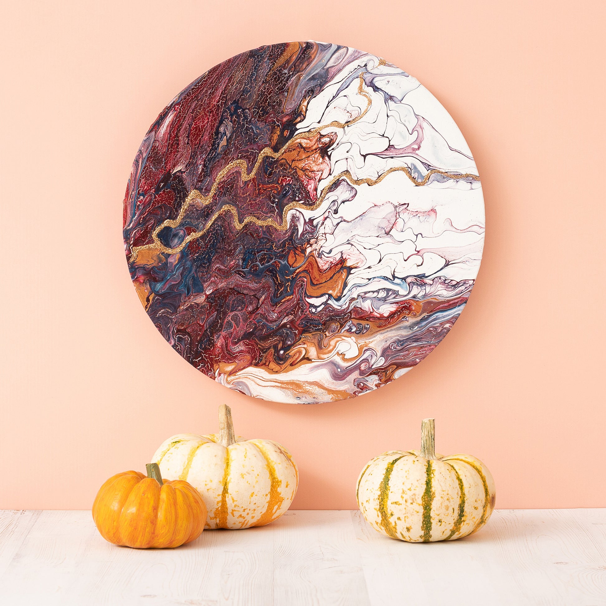 American Crafts Color Pour Pre-Mixed 4-Color Metallic Pouring Paint Kit