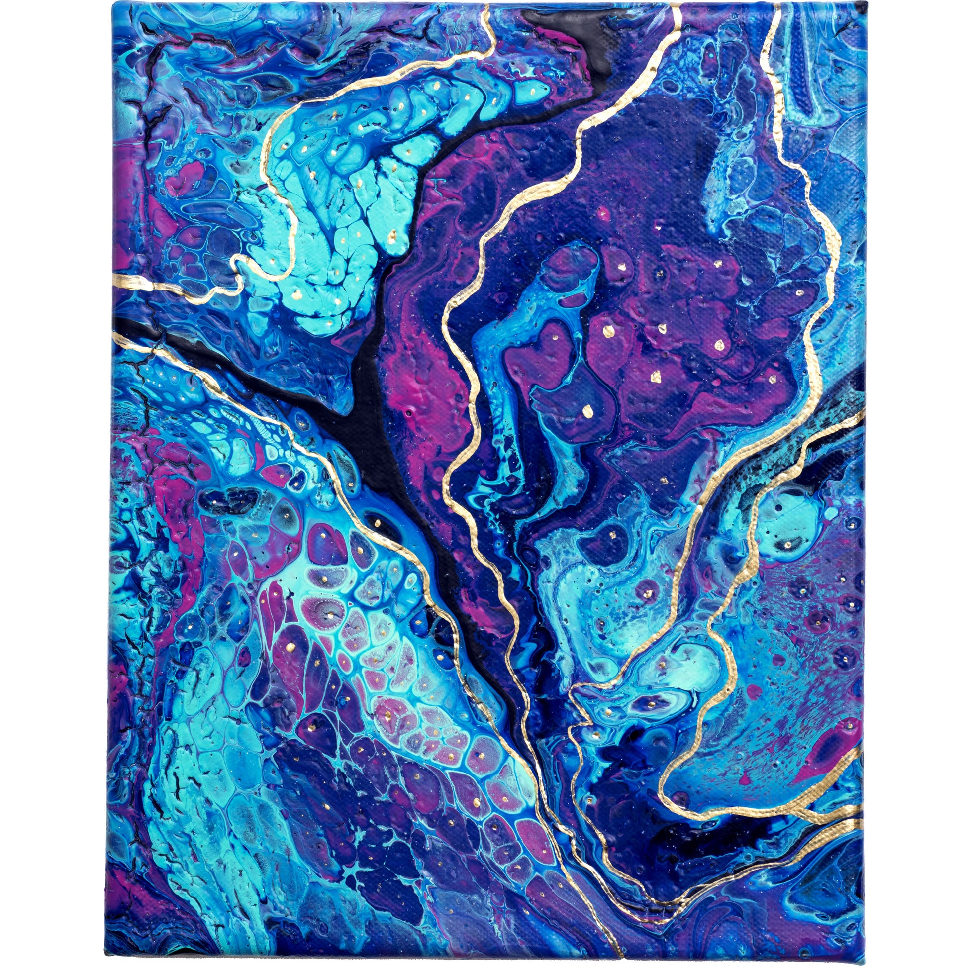 American Crafts Color Pour Pre-Mixed Foil Paint .75oz-Gold