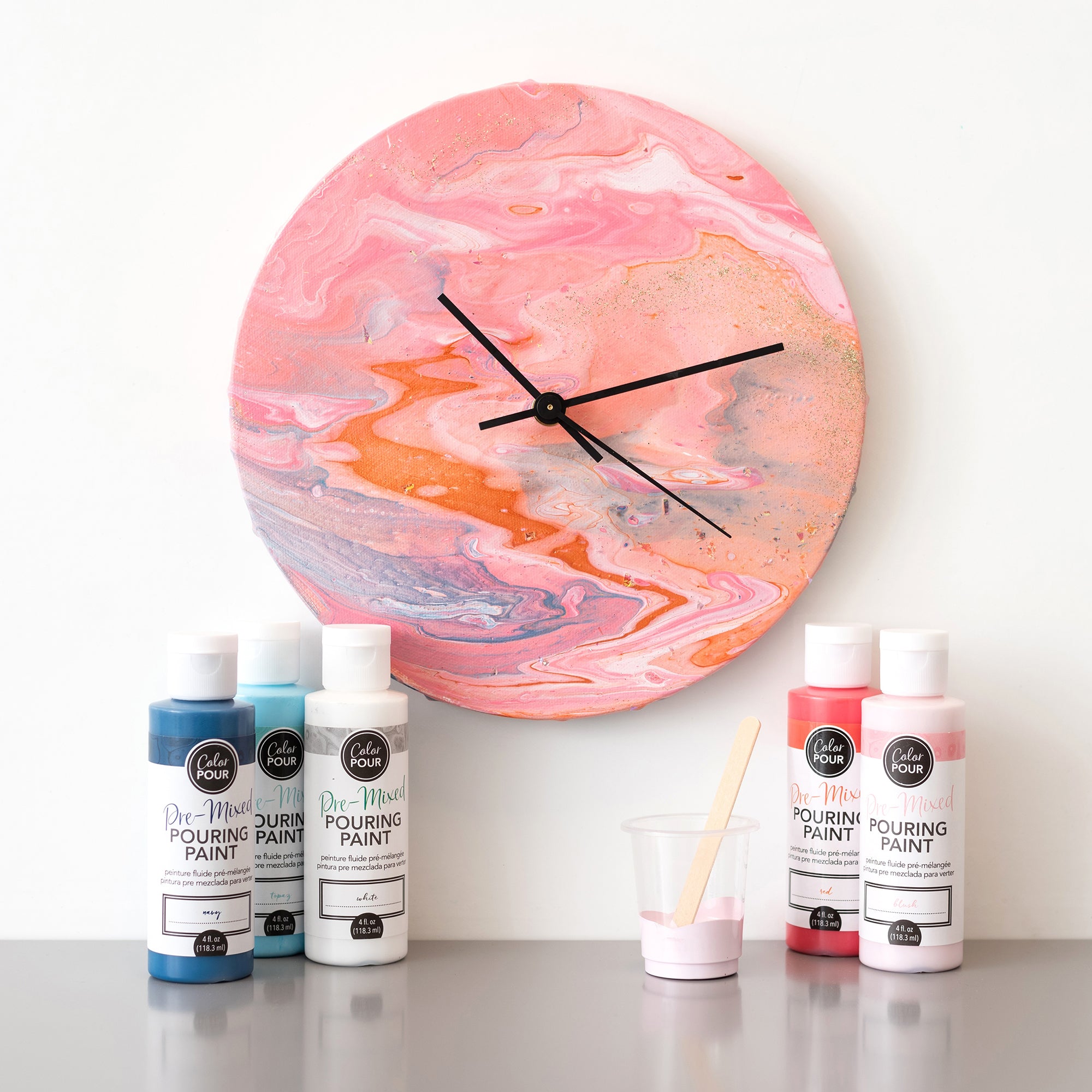 American Crafts Color Pour Pre-Mixed Pour Art Starter Kit