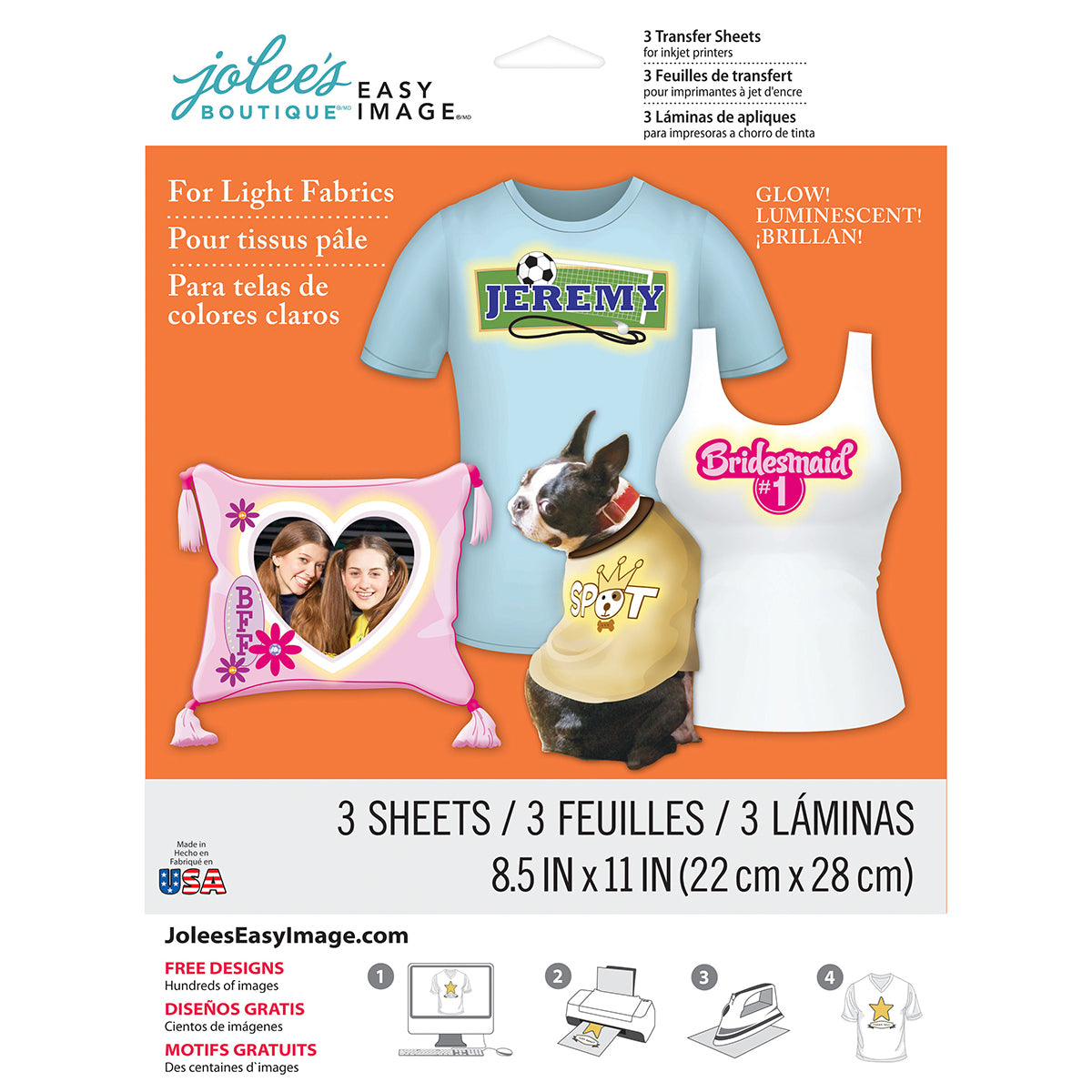 Jolee's Easy Image Printable Glow-in-the-Dark Transfer Sheets