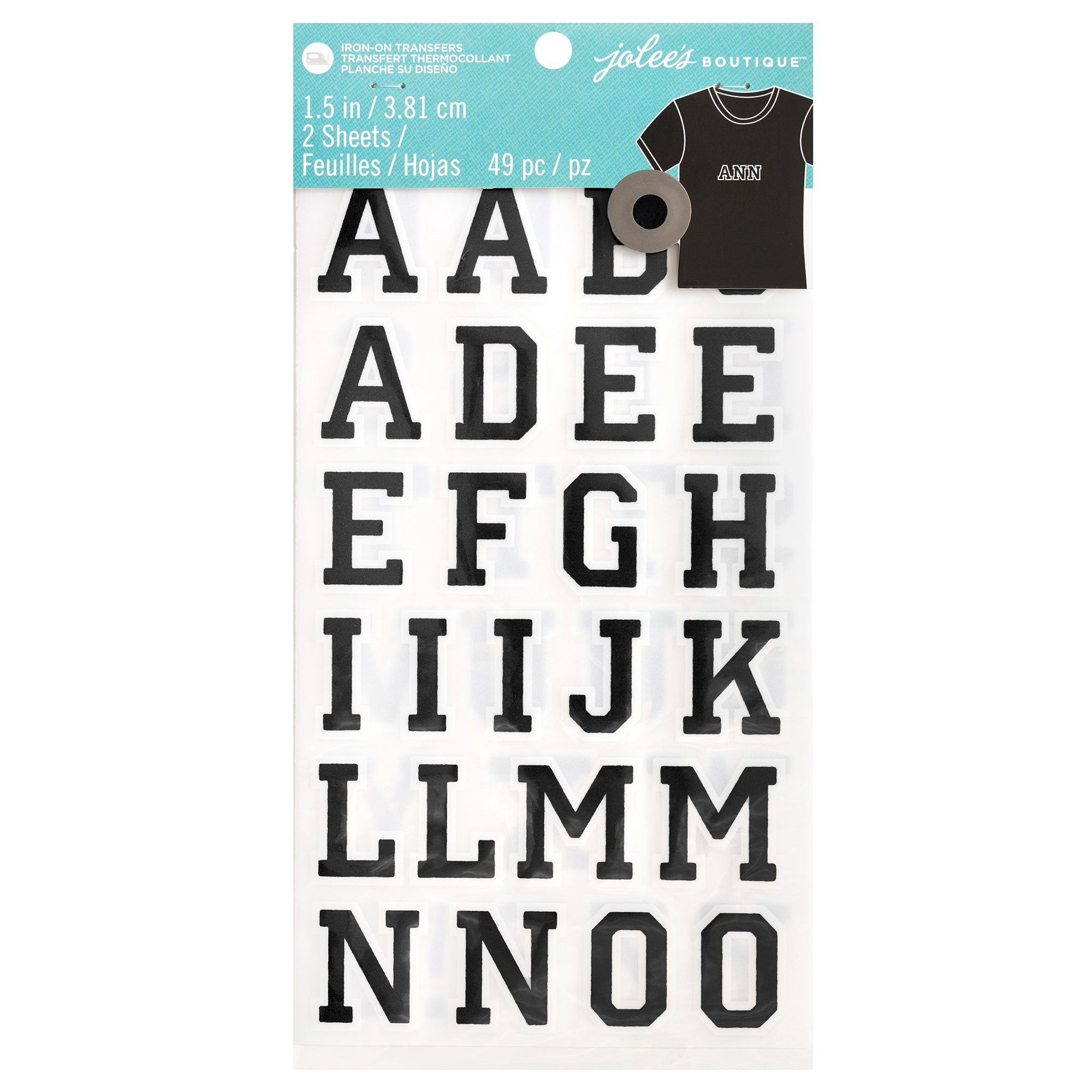 Jolee's 1.5" Iron-On Letters