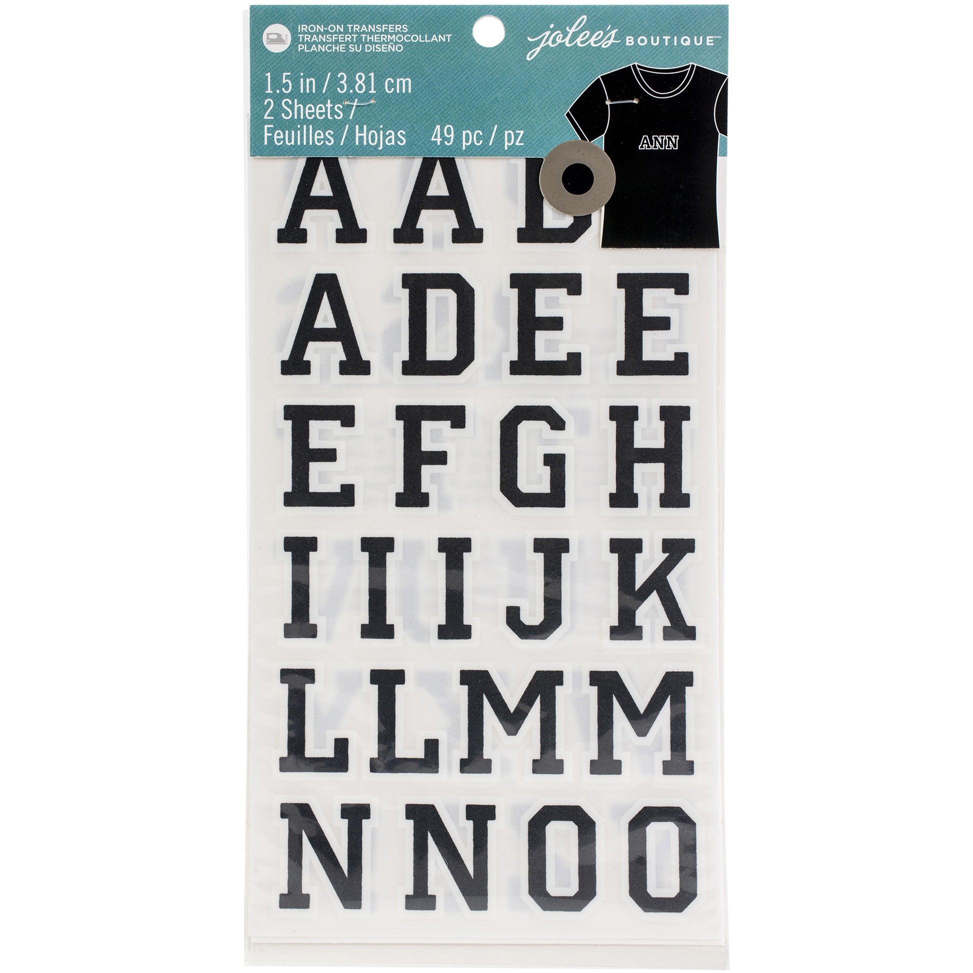 Jolee's 1.5" Iron-On Letters