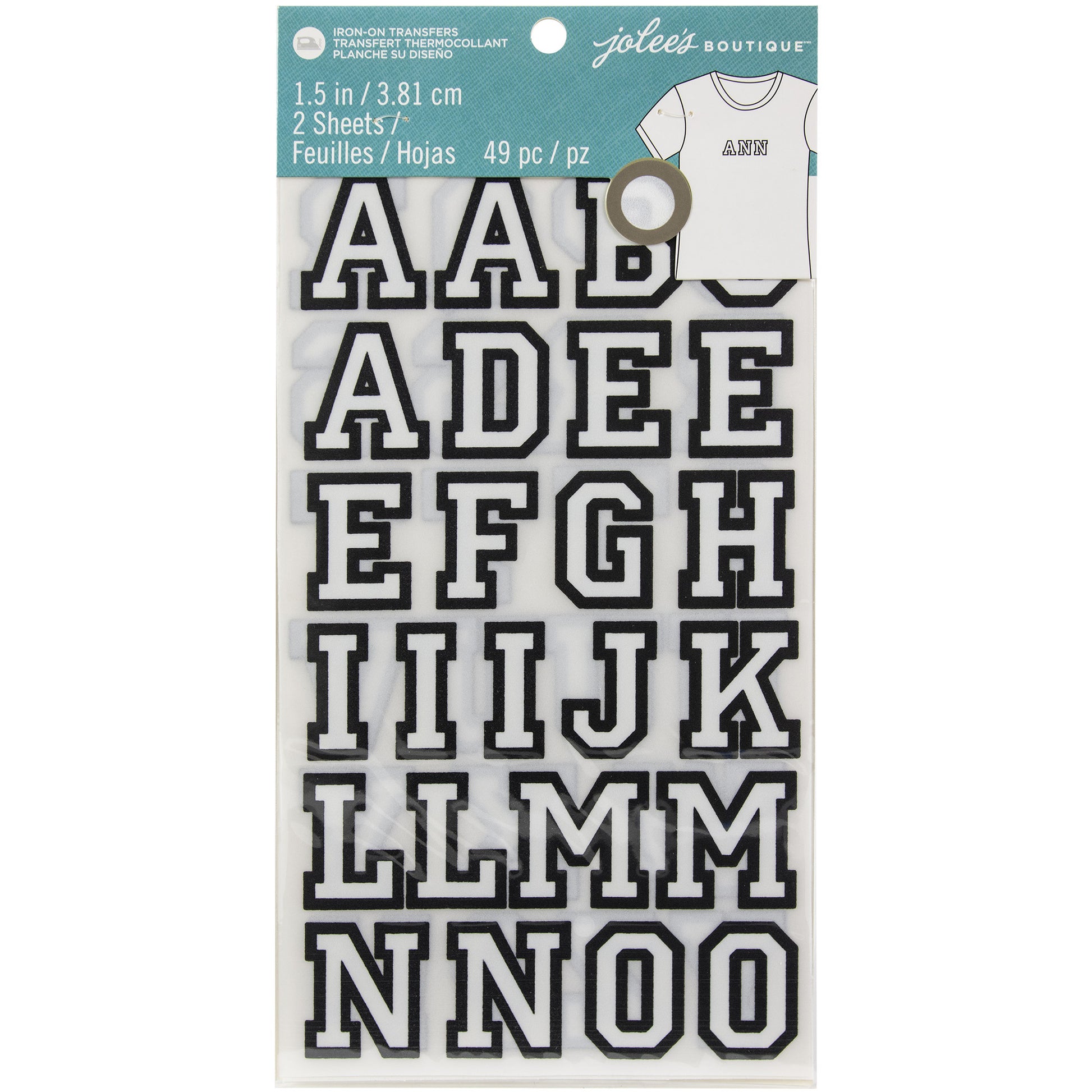 Jolee's 1.5" Iron-On Letters
