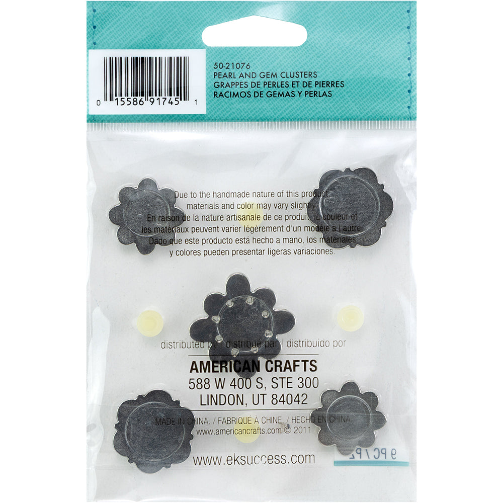 Jolee's Boutique Dimensional Stickers - Pearl & Gem Clusters, 9pcs
