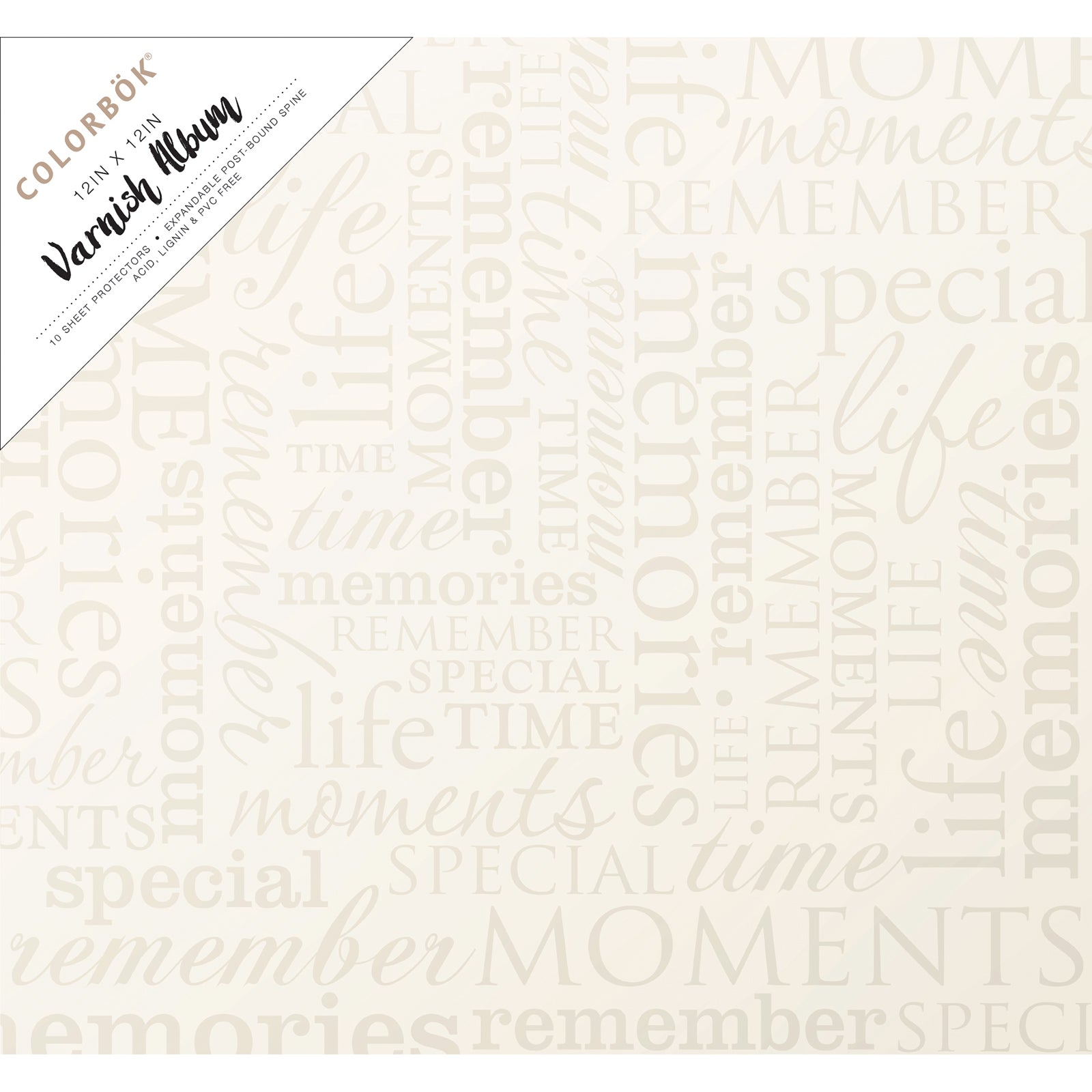 Colorbok Memories Post Bound 12x12" Album