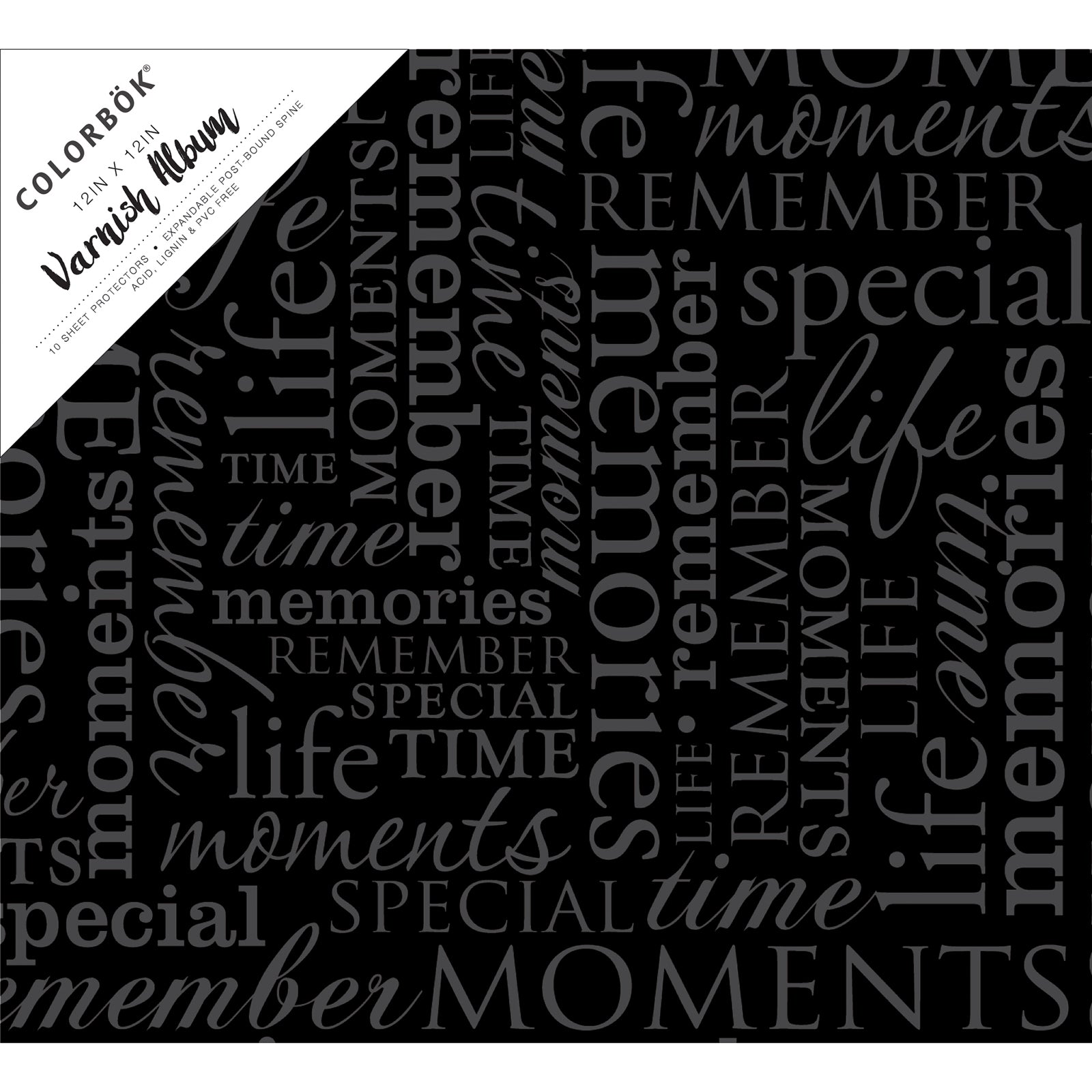 Colorbok Memories Post Bound 12x12" Album