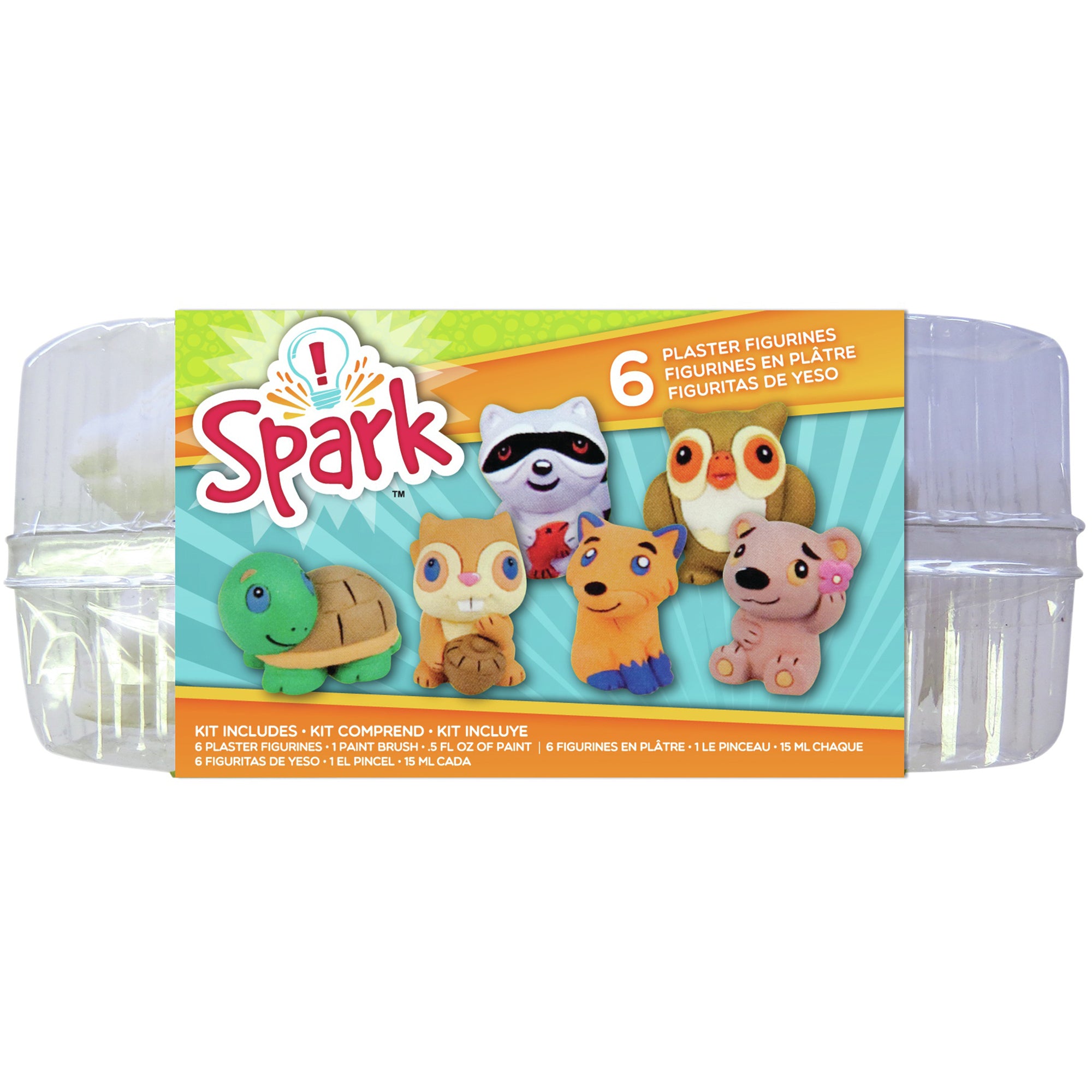 Spark Plaster Paint Your Own Forest Critters - Makes 6