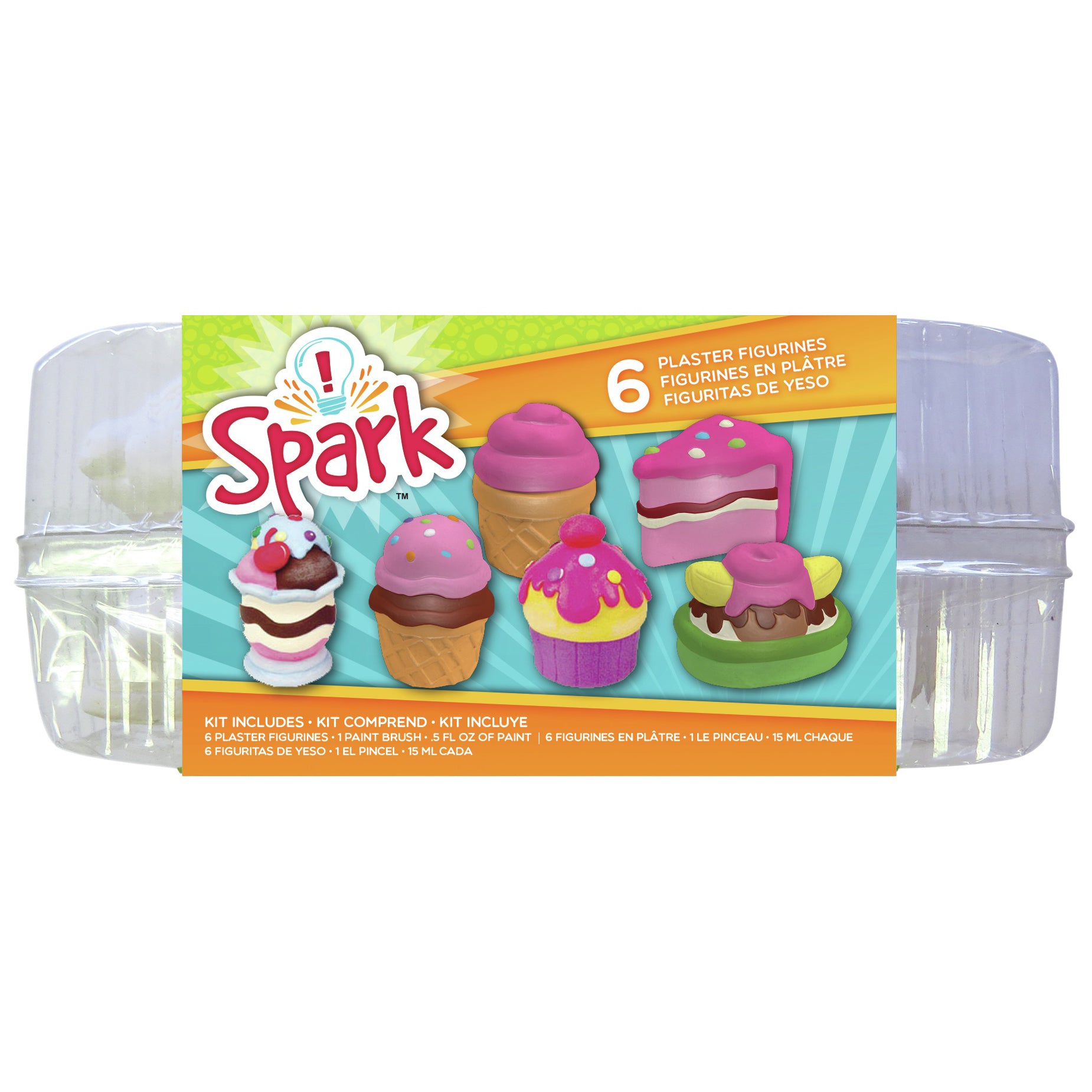 Spark Plaster Paint Your Own Dessert Kit - Makes 6